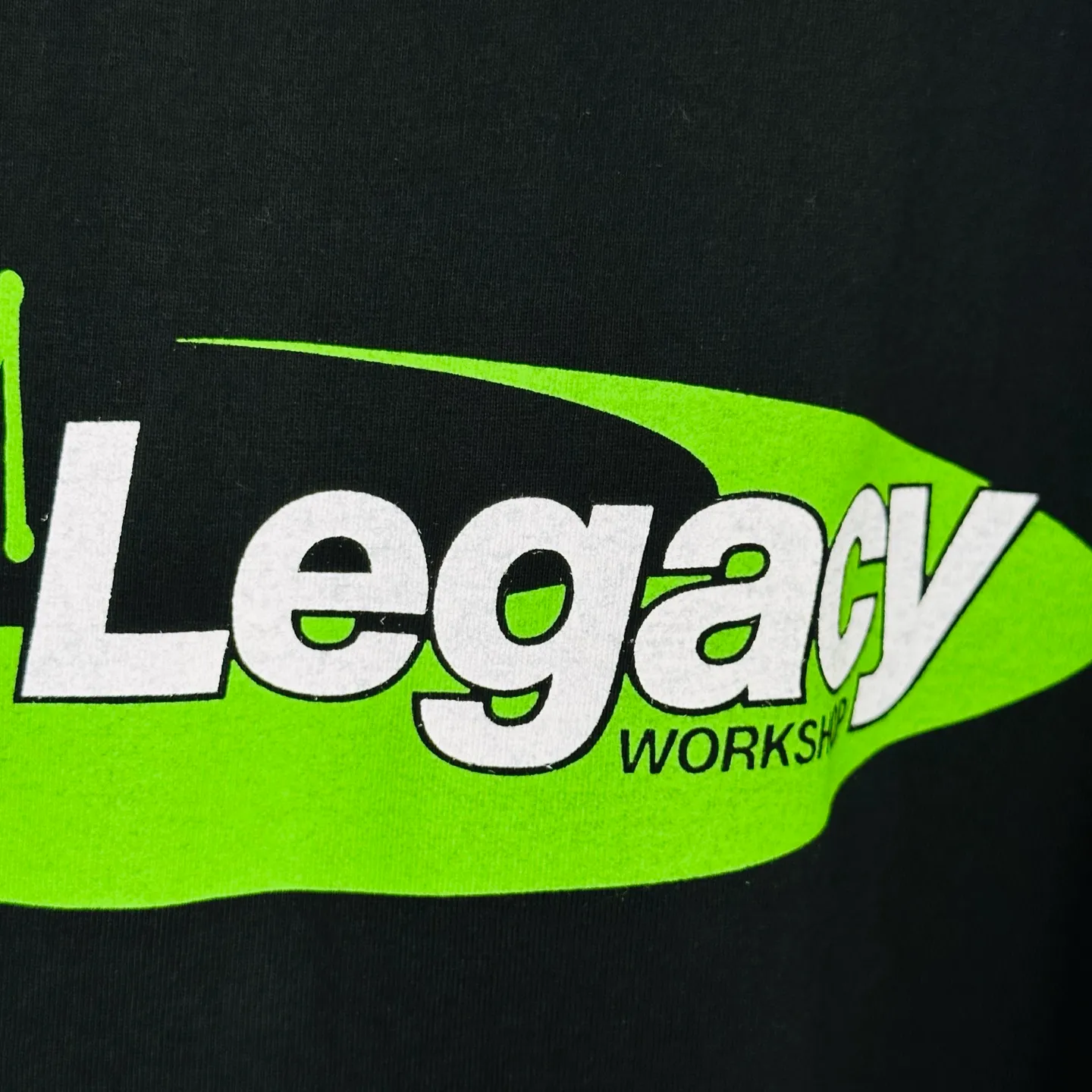 OL joint T-shirt STUSSY x OUR LEGACY joint model SS25 WORK SHOP SWIRL TEE PIGMENT DYED printed short-sleeved TEE off-white black S- XL