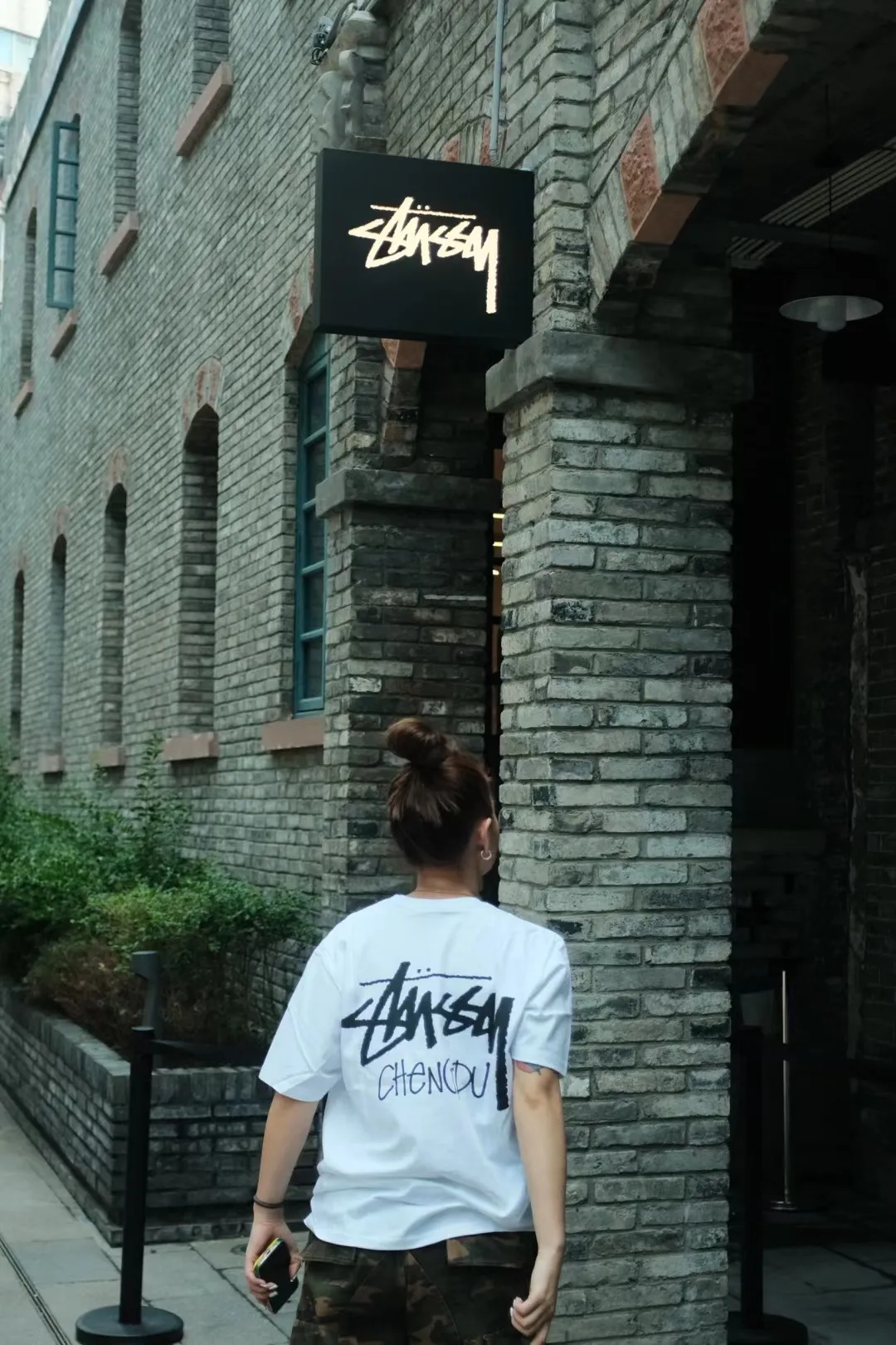 STUSSY FW24 CHENGDU TEE Classic Chengdu limited short-sleeved TEE black and white S-XL