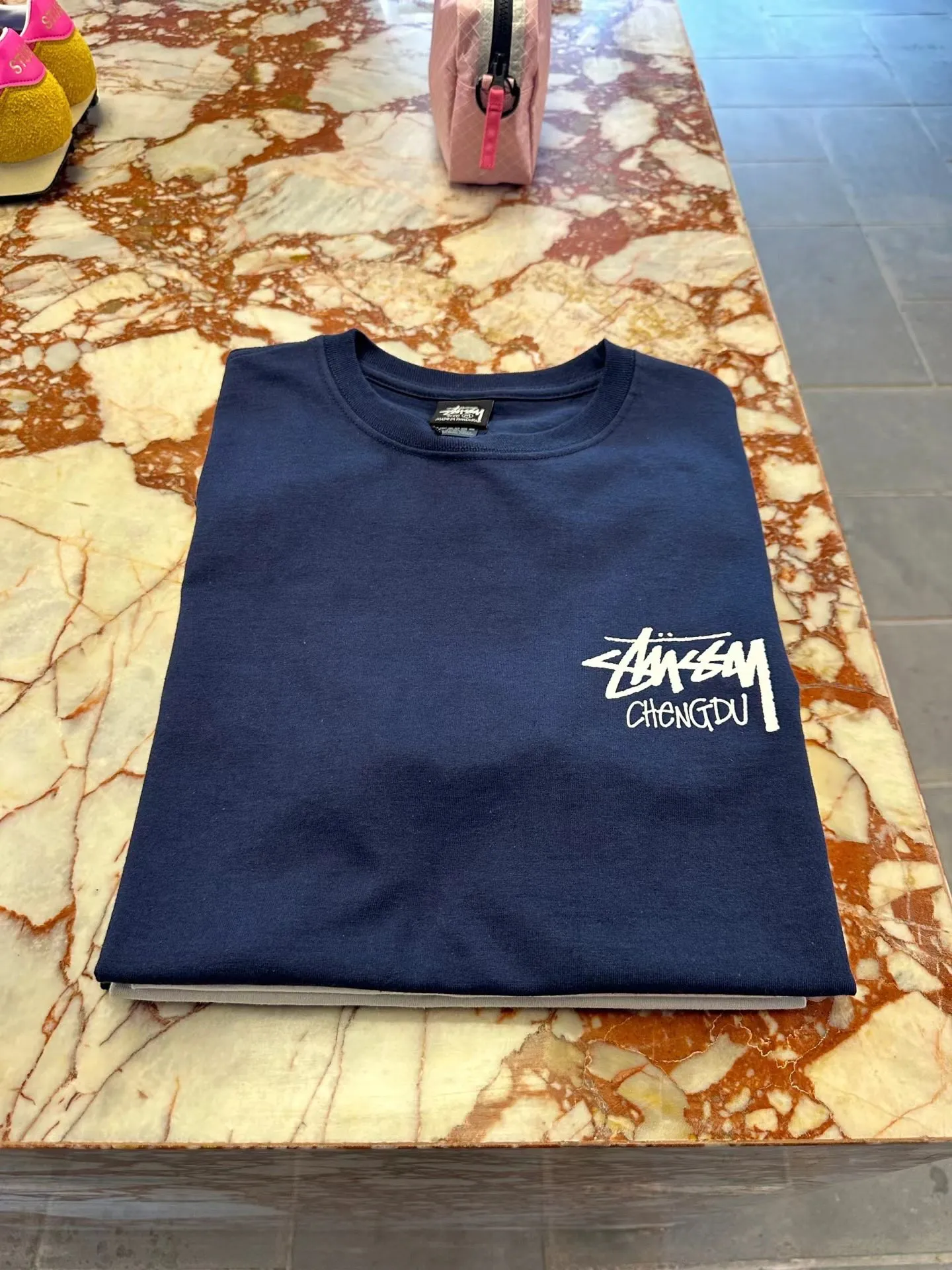 STUSSY FW24 CHENGDU TEE Classic Chengdu limited short-sleeved TEE black and white S-XL