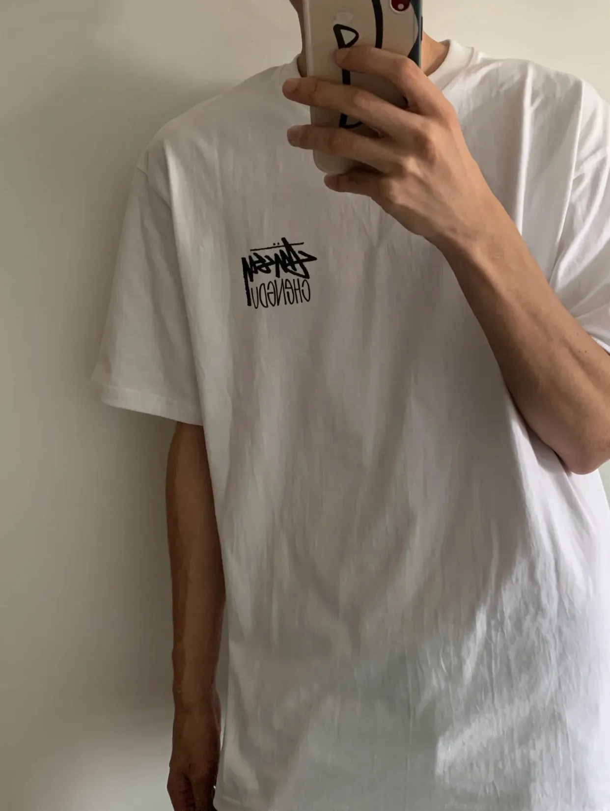 Spot goods! Lion T-shirt STUSSY 24FW CHENGDU CHAPTER TEE Chengdu limited short-sleeved Tee black and white S-XL