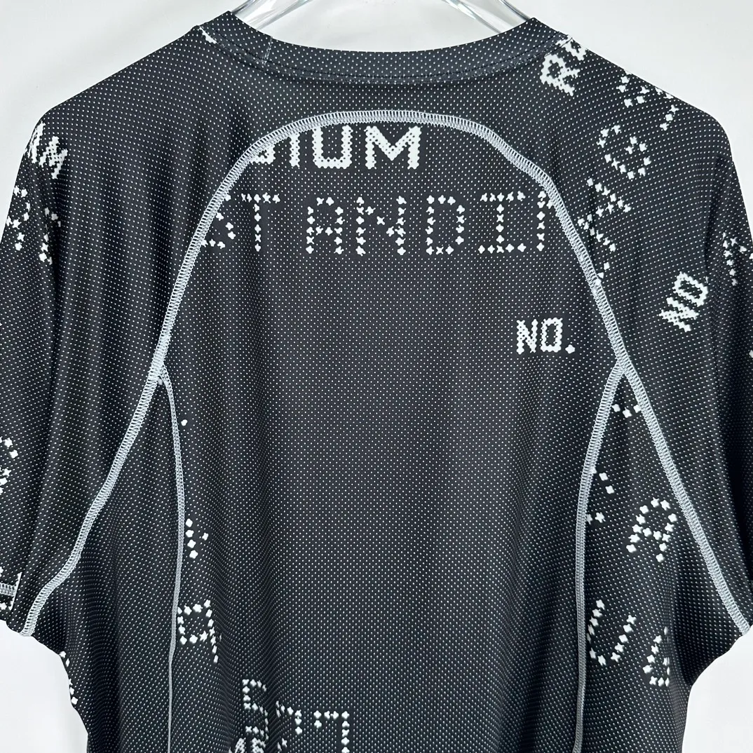 Replacement order and return of goods! Nike x Stüssy joint model printed quick-drying short-sleeved T-shirt for men and women, black S-XL