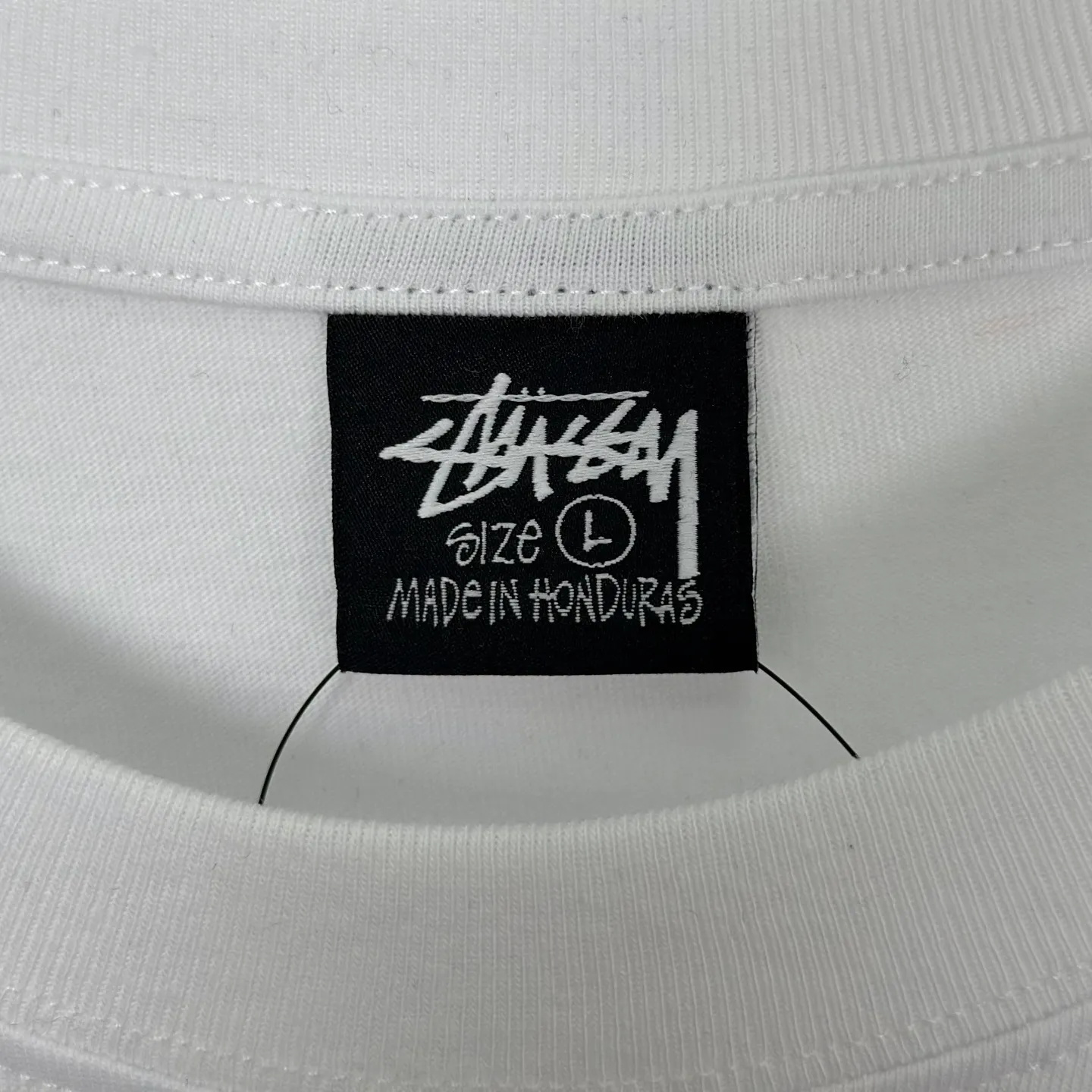 Champion flag T-shirt STUSSY FW24 CHAMPION TEE black and white S-XL