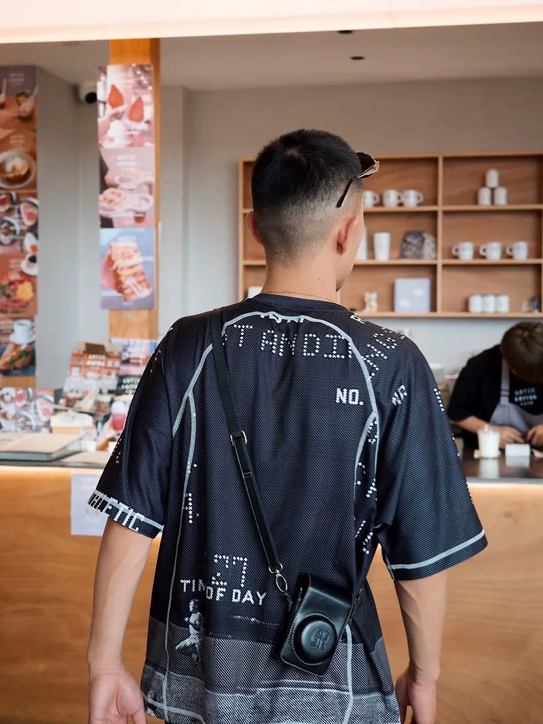 Nike x Stüssy joint model printed quick-drying short-sleeved T-shirt for men and women, black S-XL