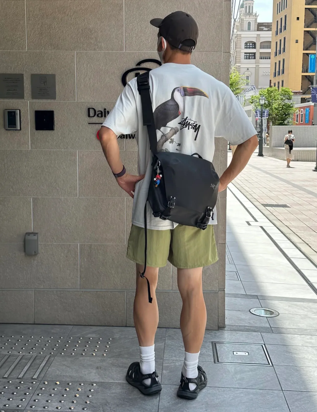STUSSY SS24 Animal Series TOUCAN TEE Toucan T-shirt Black and White S-XL