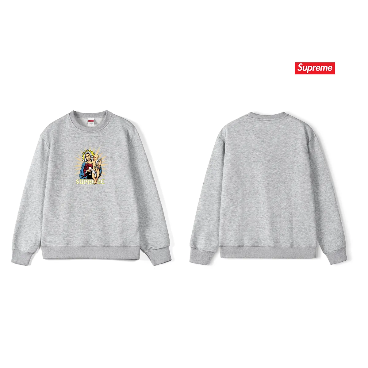 Style No. S1176 #terryp150💰 Plush 160💰 Sup style FW24 T-shirt series WEEK8 chest printed round neck sweatshirt Made of 400g large terry (drop shoulder large version) fabric, soft texture and no pilling Imported environmentally friendly printing glue The pattern is bright and three-dimensional Quality 💥Same style for men and women The upper body is trendy Color: black white gray Size: S M L XL XXL