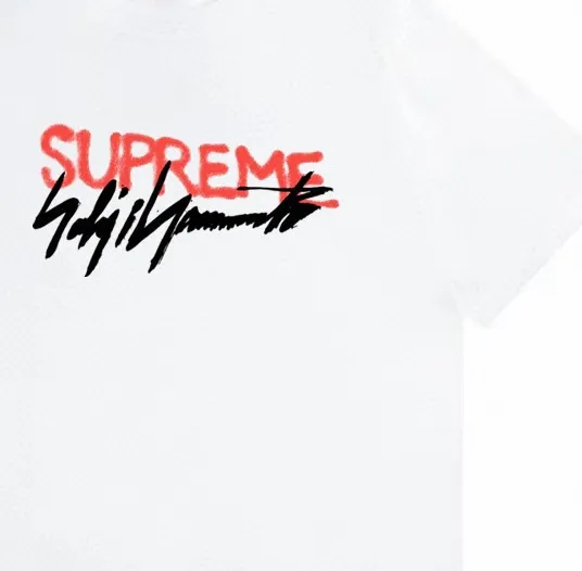 #S61 P110💰 SupremeWeek 4 Supreme x Yohji Yamamoto Joint model Designer signature Logo graffiti font short-sleeved T-shirt Same style for men and women Loose fit Use 260 grams of combed cotton double yarn From fabrics to accessories, all three standards are complete and follow ZP Imported Matsui company slurry printing will never crack The whole piece is made with three-needle and five-thread craftsmanship. The neckline-shoulder seam-sleeve seam is double-threaded, making it look more three-dimensional and textured. The craftsmanship is the same as that of the authentic original version. It has a classic version. Compare at will