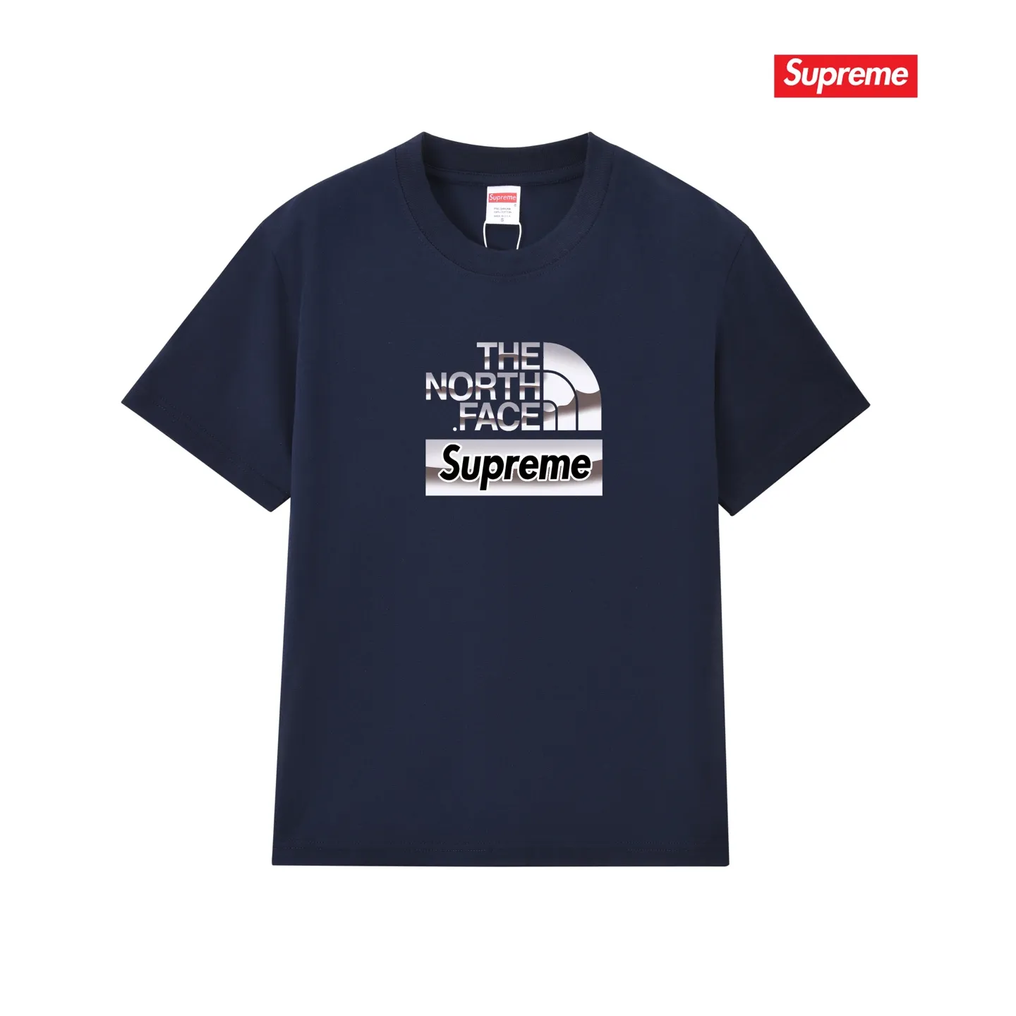 Supreme Feel free to compare zp. The whole piece adopts three-needle five-thread craftsmanship (neckline-shoulder seam-sleeve seam double thread, which looks more three-dimensional and textured). It has the same craftsmanship as the original original, classic version. Color: black, white, light gray, pink, navy. Size: S M L XL XXL