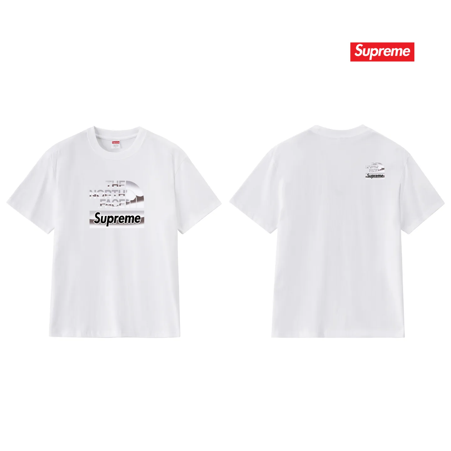 Supreme Feel free to compare zp. The whole piece adopts three-needle five-thread craftsmanship (neckline-shoulder seam-sleeve seam double thread, which looks more three-dimensional and textured). It has the same craftsmanship as the original original, classic version. Color: black, white, light gray, pink, navy. Size: S M L XL XXL