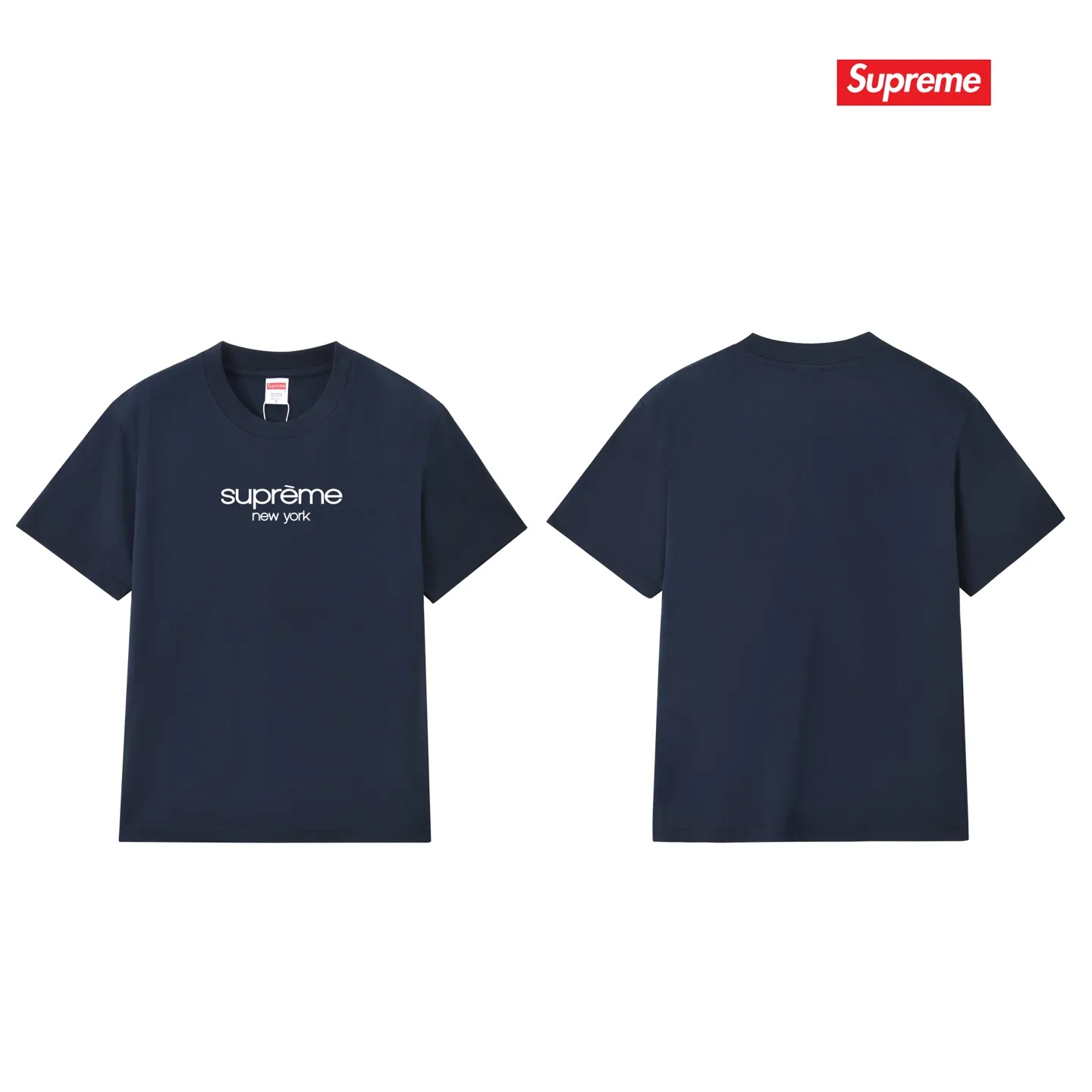 S161 P110💰 SUP 74SS Classic Logo Tee classic logo printed casual and versatile trendy men's niche loose T-shirt. Loose fit. Made of 260g combed cotton double yarn. All three standards are complete from fabrics to accessories. ZP. Imported Matsui company's slurry printing will never crack. The whole piece adopts three-needle five-thread technology. The collar-shoulder seam-sleeve seam is double-lined, which looks more three-dimensional and textured.) The same process as the authentic original, classic version Feel free to compare zp. The whole piece adopts three-needle five-thread craftsmanship (neckline-shoulder seam-sleeve seam double thread, which looks more three-dimensional and textured). It has the same craftsmanship as the original original, classic version. Color: black, white, light gray, navy blue, pink. Size: S M L XL XXL