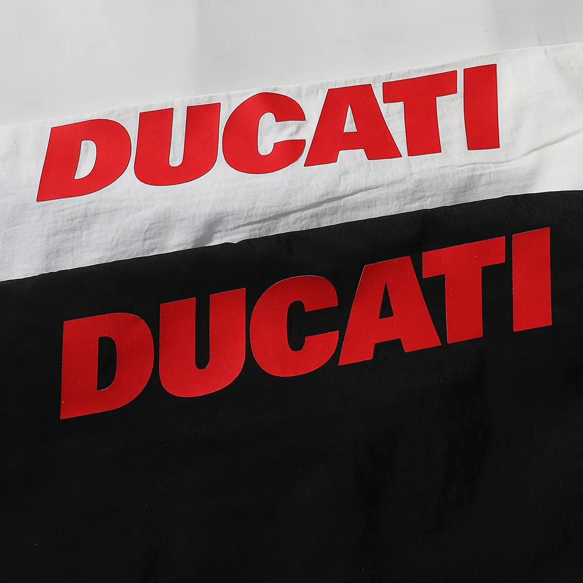 P330 pants sup Ducati co-branded racing style pants black white SMLXL pants length 99-101-103-105 waist 72-74-78-82 elastic seat 116-120-124-128