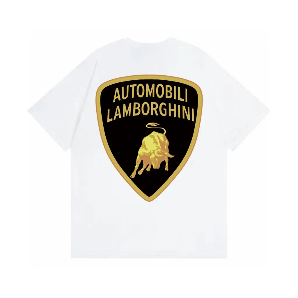 #S120 p110💰 Supreme Lamborghini co-branded model. Printing. Loose version. Made of 260g combed cotton double yarn. From fabric to accessories, all three standards are complete and follow ZP. The slurry printing imported from Matsui Company will never crack. The whole piece adopts three-needle and five-thread technology. The collar-shoulder seam-sleeve seam is double-lined, which looks more three-dimensional and textured. The same process as the original version, classic version. Feel free to compare zp. The whole piece adopts three-needle five-thread craftsmanship (neckline-shoulder seam-sleeve seam double thread, which looks more three-dimensional and textured) and the same craftsmanship as the original original, classic version. Color: Black White Orange Size: S M L XL XXL
