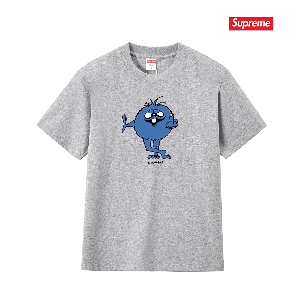 S210 P110💰 SS24 trendy brand SUP funny boy printed short-sleeved pattern T-shirt pure cotton round neck half-sleeved bottoming shirt for men and women. Loose fit. Made of 260 grams of combed cotton double yarn. All three standards are complete from fabrics to accessories. ZP. Imported Matsui company slurry printing will never crack. The whole piece adopts three-needle five-thread technology. The neckline-shoulder seam-sleeve seam is double-lined, which looks more three-dimensional and textured.) The same process as the original version, classic version Feel free to compare zp. The whole piece adopts three-needle five-thread craftsmanship (neckline-shoulder seam-sleeve seam double thread, which looks more three-dimensional and textured). It has the same craftsmanship as the original original, classic version. Color: black, white, light gray, pink, navy. Size: S M L XL XXL