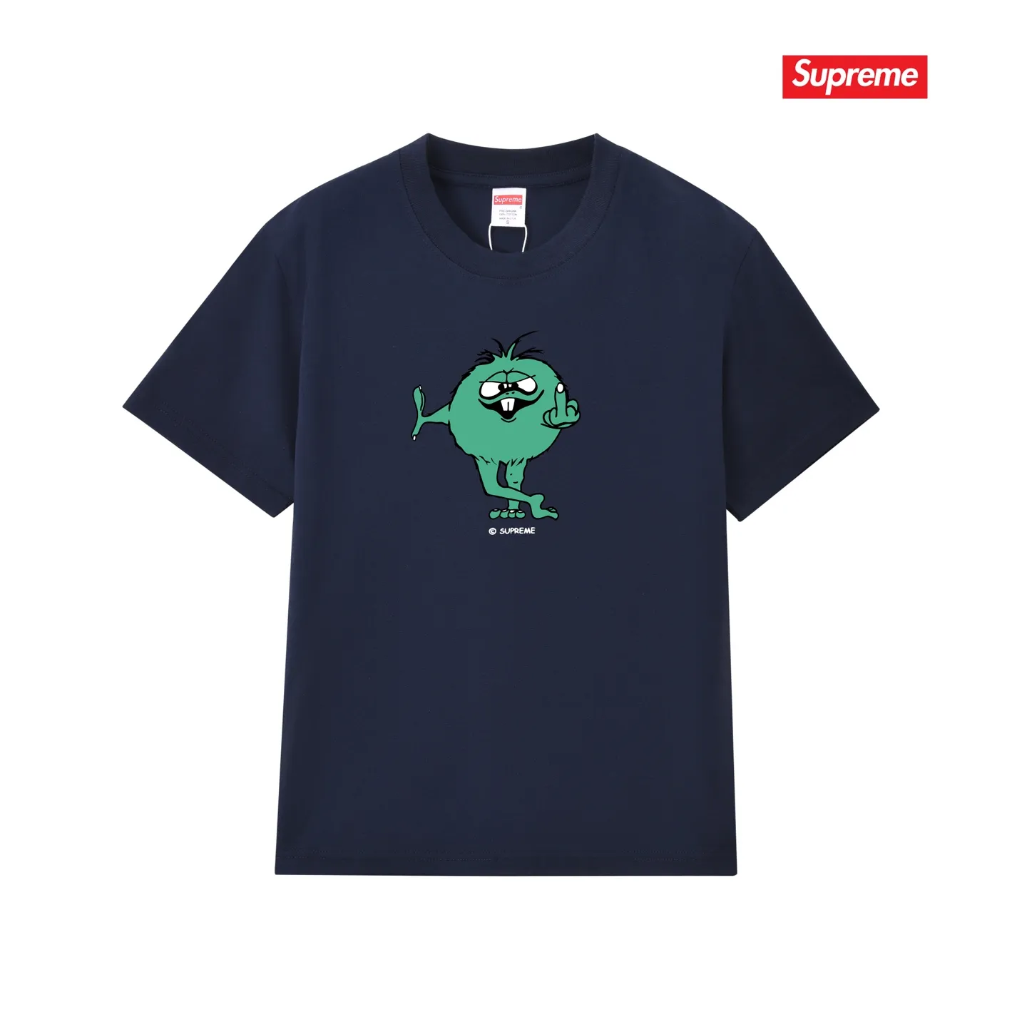 S210 P110💰 SS24 trendy brand SUP funny boy printed short-sleeved pattern T-shirt pure cotton round neck half-sleeved bottoming shirt for men and women. Loose fit. Made of 260 grams of combed cotton double yarn. All three standards are complete from fabrics to accessories. ZP. Imported Matsui company slurry printing will never crack. The whole piece adopts three-needle five-thread technology. The neckline-shoulder seam-sleeve seam is double-lined, which looks more three-dimensional and textured.) The same process as the original version, classic version Feel free to compare zp. The whole piece adopts three-needle five-thread craftsmanship (neckline-shoulder seam-sleeve seam double thread, which looks more three-dimensional and textured). It has the same craftsmanship as the original original, classic version. Color: black, white, light gray, pink, navy. Size: S M L XL XXL