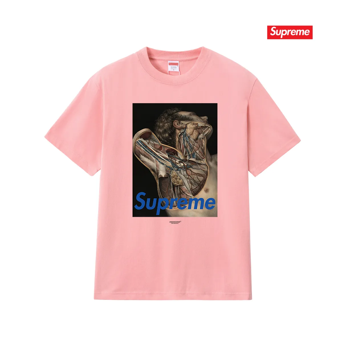 S178 P110💰 Supreme Undercover Public Enemy joint anatomy People's Enemy Bullseye Short Sleeves Loose fit Made of 260 grams of combed cotton double yarn, all three standards are complete from fabrics to accessories ZP Imported Matsui company's slurry printing will never crack The whole piece is made with three needles and five threads The neckline-shoulder seam-sleeve seam is double-lined, it looks more three-dimensional and textured) The same process as the original version, classic version Feel free to compare zp. The whole piece adopts three-needle five-thread craftsmanship (neckline-shoulder seam-sleeve seam double thread, which looks more three-dimensional and textured). It has the same craftsmanship as the original original, classic version. Color: black, white, light gray, navy blue, pink. Size: S M L XL XXL