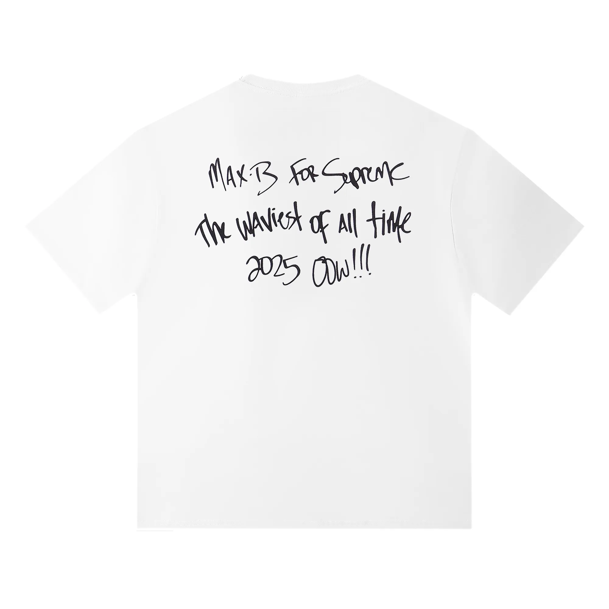 P136 SUPREME 25SS MAX B TEE New York legendary rapper character photo short sleeve black white size shoulder width chest length S 52 56 70 M 54 58 72 L 56 60 74 XL 58 62 76