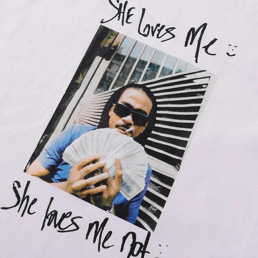 P136 SUPREME 25SS MAX B TEE New York legendary rapper character photo short sleeve black white size shoulder width chest length S 52 56 70 M 54 58 72 L 56 60 74 XL 58 62 76