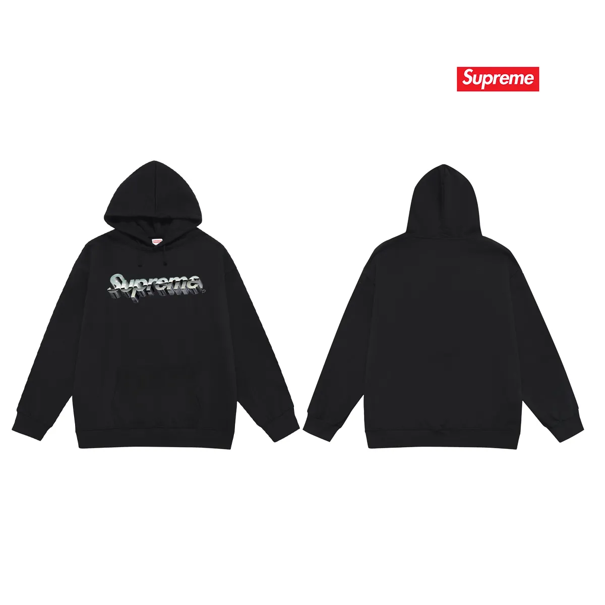 Style No. S2192 #Terry P160💰 Velvet P170💰 SUP cotton three-dimensional printed logo hooded sweatshirt Made of 400g large terry 430g silver fox velvet (drop shoulder large version) fabric, soft texture and no pilling Imported environmentally friendly printing glue The pattern is bright and three-dimensional Quality 💥Same style for men and women The upper body is trendy Color: black white gray Size: S M L XL XXL