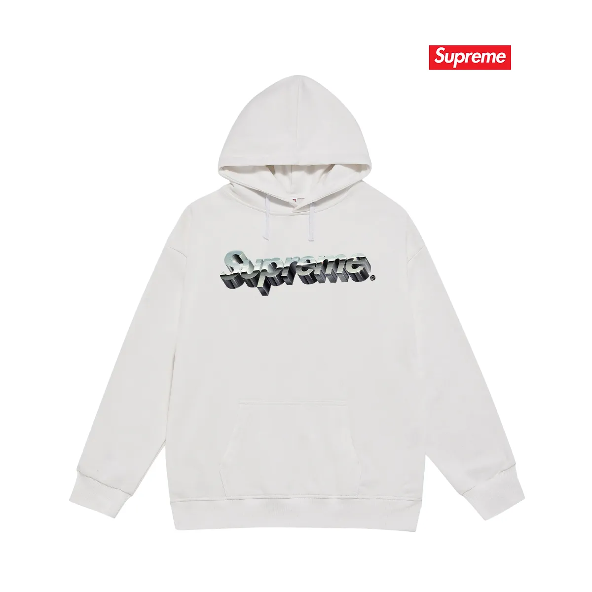 Style No. S2192 #Terry P160💰 Velvet P170💰 SUP cotton three-dimensional printed logo hooded sweatshirt Made of 400g large terry 430g silver fox velvet (drop shoulder large version) fabric, soft texture and no pilling Imported environmentally friendly printing glue The pattern is bright and three-dimensional Quality 💥Same style for men and women The upper body is trendy Color: black white gray Size: S M L XL XXL