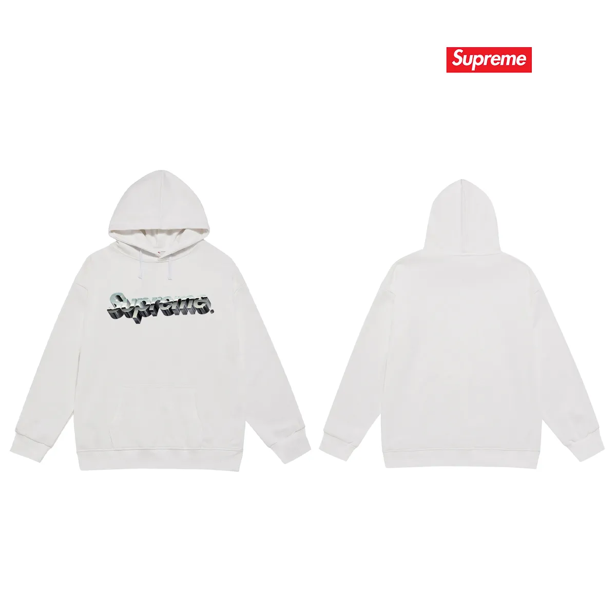 Style No. S2192 #Terry P160💰 Velvet P170💰 SUP cotton three-dimensional printed logo hooded sweatshirt Made of 400g large terry 430g silver fox velvet (drop shoulder large version) fabric, soft texture and no pilling Imported environmentally friendly printing glue The pattern is bright and three-dimensional Quality 💥Same style for men and women The upper body is trendy Color: black white gray Size: S M L XL XXL