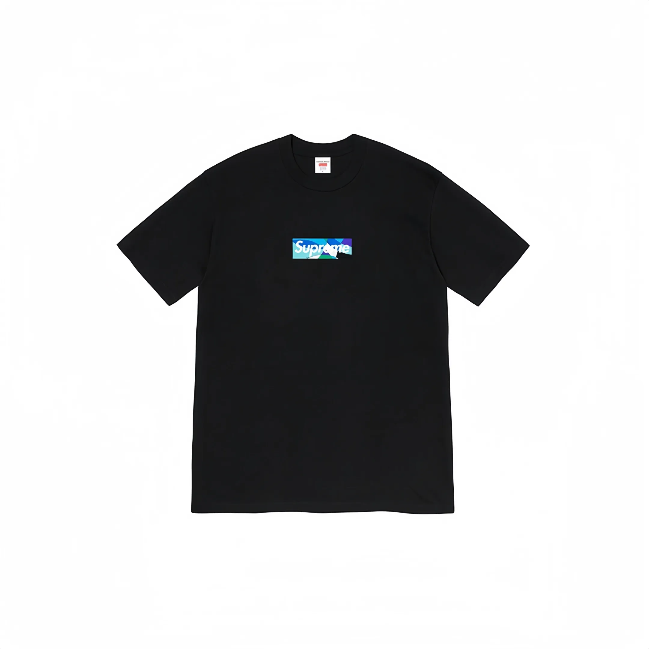 #S74 P110💰 Supreme Week 16 x Emilio Pucci co-branded Box Logo Tee Logo printed solid color short-sleeved T-shirt for men and women. Made of 260g combed cotton double yarn. From fabric to accessories, all three standards are complete and ZP. Imported Matsui company's slurry printing will never crack. The whole piece adopts three-needle five-thread technology. The collar-shoulder seam-sleeve seam is double-lined, which looks more three-dimensional and textured.) The same process as the original version, classic version Feel free to compare zp The whole piece adopts three-needle five-thread craftsmanship (neckline-shoulder seam-sleeve seam double thread, looks more three-dimensional and textured) and the same craftsmanship as the authentic original, classic version Color: black/black black/blue black/pink gray black gray blue gray pink white black white blue white pink (remember to note the nine colors) Size: S M L XL XXL