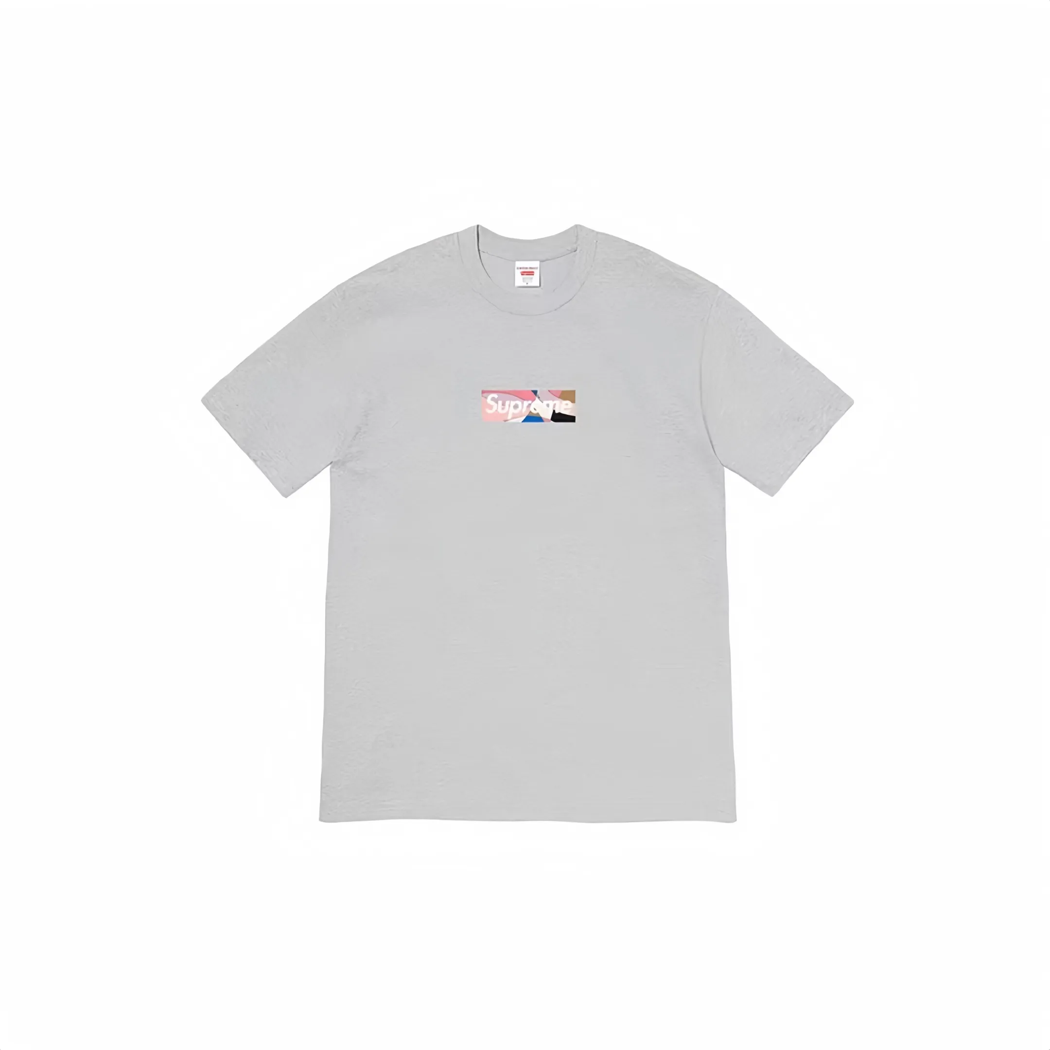 #S74 P110💰 Supreme Week 16 x Emilio Pucci co-branded Box Logo Tee Logo printed solid color short-sleeved T-shirt for men and women. Made of 260g combed cotton double yarn. From fabric to accessories, all three standards are complete and ZP. Imported Matsui company's slurry printing will never crack. The whole piece adopts three-needle five-thread technology. The collar-shoulder seam-sleeve seam is double-lined, which looks more three-dimensional and textured.) The same process as the original version, classic version Feel free to compare zp The whole piece adopts three-needle five-thread craftsmanship (neckline-shoulder seam-sleeve seam double thread, looks more three-dimensional and textured) and the same craftsmanship as the authentic original, classic version Color: black/black black/blue black/pink gray black gray blue gray pink white black white blue white pink (remember to note the nine colors) Size: S M L XL XXL