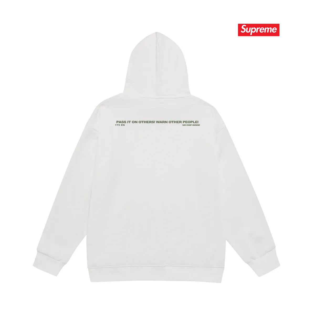 Style No. S2144 #terry P160💰 Velvet P170💰 Sup 74FW Warning Tee Warning Tee Warning Prohibited Slogan Logo Printing Hooded Sweatshirt Made of 400g large terry 430g silver fox velvet (drop shoulder large version) fabric Soft texture and no pilling Imported environmentally friendly printing glue The pattern is bright and three-dimensional Quality 💥Same style for men and women The upper body is trendy Color: black white gray Size: S M L XL XXL
