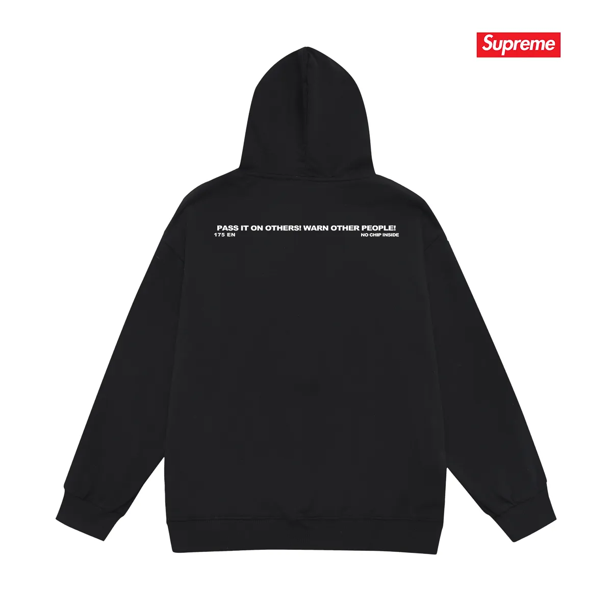 Style No. S2144 #terry P160💰 Velvet P170💰 Sup 74FW Warning Tee Warning Tee Warning Prohibited Slogan Logo Printing Hooded Sweatshirt Made of 400g large terry 430g silver fox velvet (drop shoulder large version) fabric Soft texture and no pilling Imported environmentally friendly printing glue The pattern is bright and three-dimensional Quality 💥Same style for men and women The upper body is trendy Color: black white gray Size: S M L XL XXL