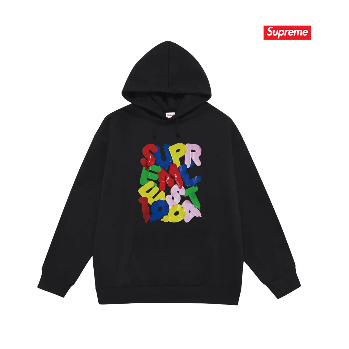 Style number S2200 #terry P160💰 Velvet P170💰 Sup high version Week 1 Balloons Tee Balloon style Logo hooded sweatshirt Made of 400g large terry 430g silver fox velvet (drop shoulder large version) fabric, soft texture and no pilling Imported environmentally friendly printing glue The pattern is bright and three-dimensional Quality 💥Same style for men and women The upper body is trendy Color: black white gray Size: S M L XL XXL