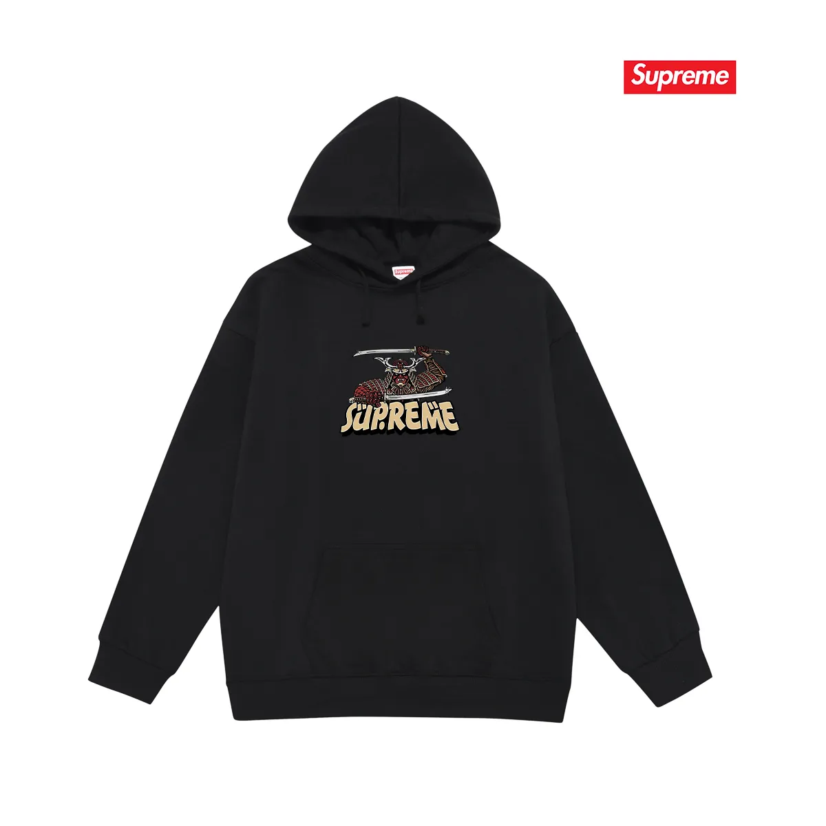 Style No. S2218 #terry P160💰 Velvet P170💰 SUP armor Japanese samurai anime font hooded sweatshirt Made of 400g large terry 430g silver fox velvet (off-shoulder large version) fabric Soft texture and no pilling Imported environmentally friendly printing glue The pattern is bright and three-dimensional Quality 💥Same style for men and women The upper body is trendy Color: black white gray Size: S M L XL XXL