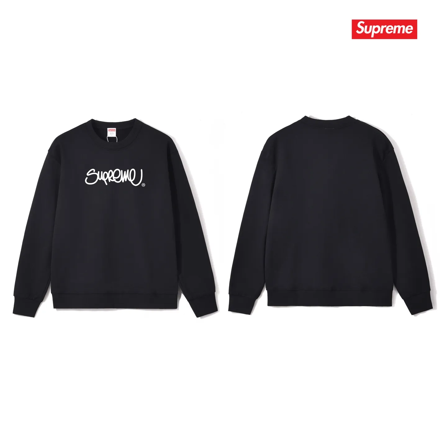 Style No. S1076 #terry p150💰 Velvet 160💰 Supreme SS22 Week 19 Handstyle Tee Line cursive letter graffiti round neck sweatshirt Made of 400 grams of large terry (drop shoulder large version) fabric, soft texture and no pilling Imported environmentally friendly printing glue The pattern is bright and three-dimensional Quality 💥Same style for men and women The upper body is trendy Color: black white gray Size: S M L XL XXL
