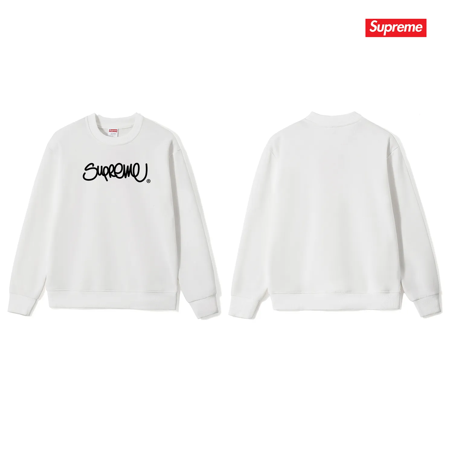 Style No. S1076 #terry p150💰 Velvet 160💰 Supreme SS22 Week 19 Handstyle Tee Line cursive letter graffiti round neck sweatshirt Made of 400 grams of large terry (drop shoulder large version) fabric, soft texture and no pilling Imported environmentally friendly printing glue The pattern is bright and three-dimensional Quality 💥Same style for men and women The upper body is trendy Color: black white gray Size: S M L XL XXL