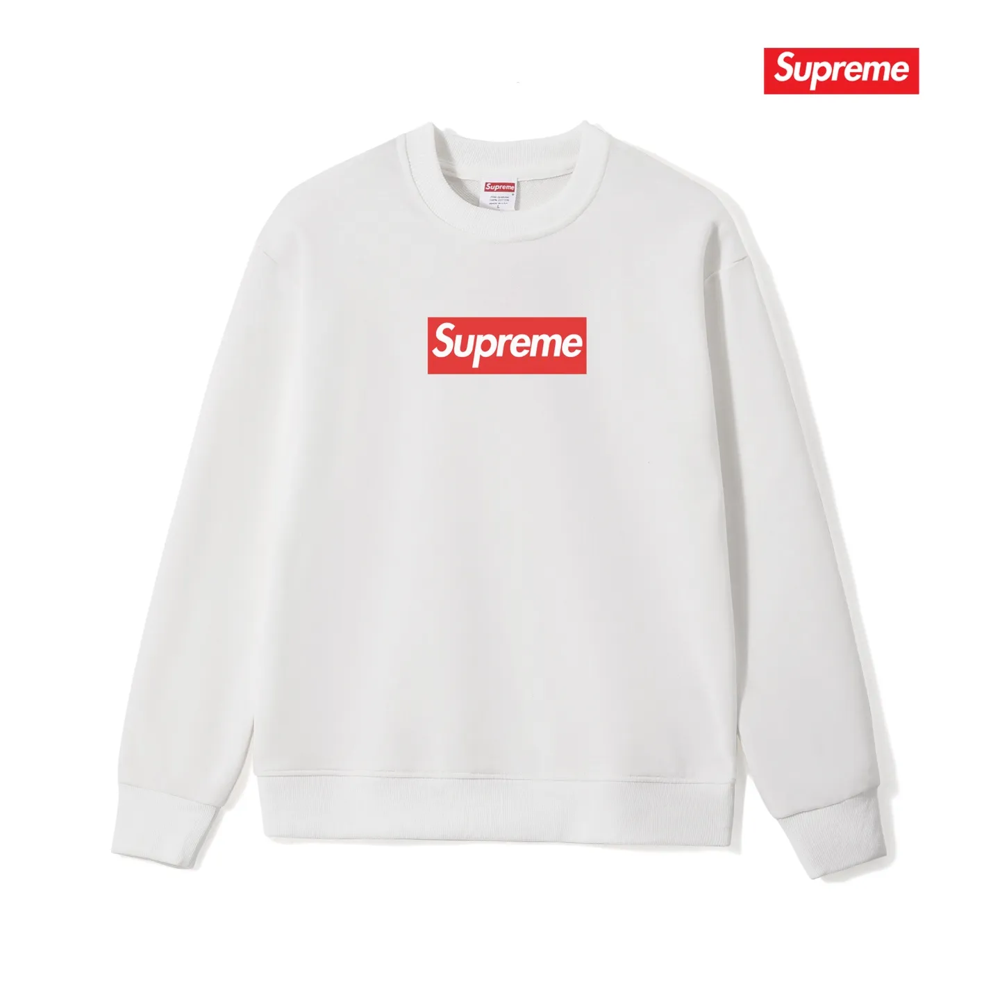 Style No. S1030 #terry p150💰 Velvet 160💰 Supreme SS23 Spring and Summer Series Week 1 West Hollywood Box Logo Tee Los Angeles new store limited Box logo round neck sweatshirt Made of 400 grams of large terry (off-shoulder large version) fabric, soft texture and no pilling Imported environmentally friendly printing glue The pattern is bright and three-dimensional Quality 💥Same style for men and women The upper body is trendy Color: black white gray Size: S M L XL XXL