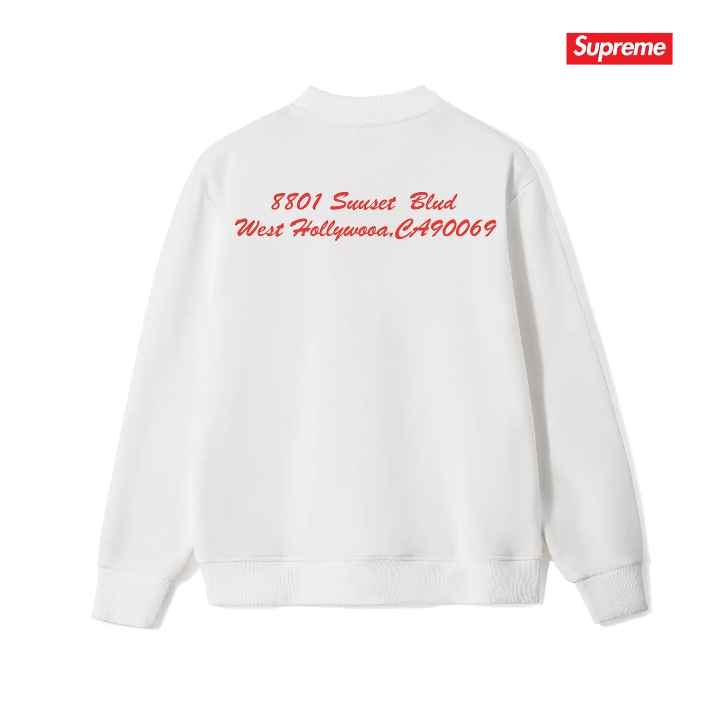 Style No. S1030 #terry p150💰 Velvet 160💰 Supreme SS23 Spring and Summer Series Week 1 West Hollywood Box Logo Tee Los Angeles new store limited Box logo round neck sweatshirt Made of 400 grams of large terry (off-shoulder large version) fabric, soft texture and no pilling Imported environmentally friendly printing glue The pattern is bright and three-dimensional Quality 💥Same style for men and women The upper body is trendy Color: black white gray Size: S M L XL XXL