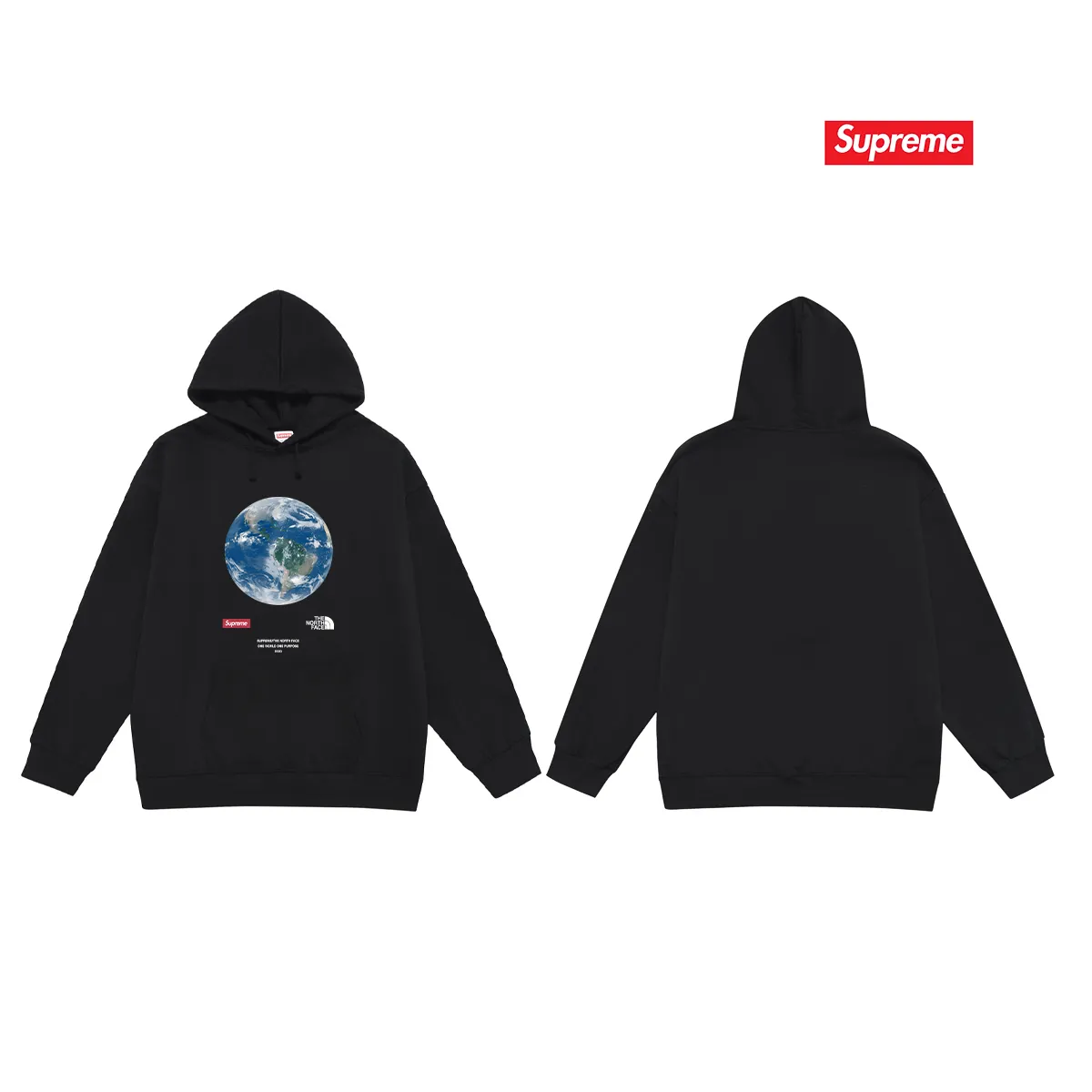 Style No. S2156 #terry P160💰 Velvet P170💰 20SS One World Tee One Earth Charity Hooded Sweatshirt Made of 400g large terry 430g silver fox velvet (off-shoulder large version) fabric, soft and non-pilling, imported environmentally friendly printing glue, bright and three-dimensional pattern, quality 💥Same style for men and women, the upper body is fashionable Color: black white gray Size: S M L XL XXL