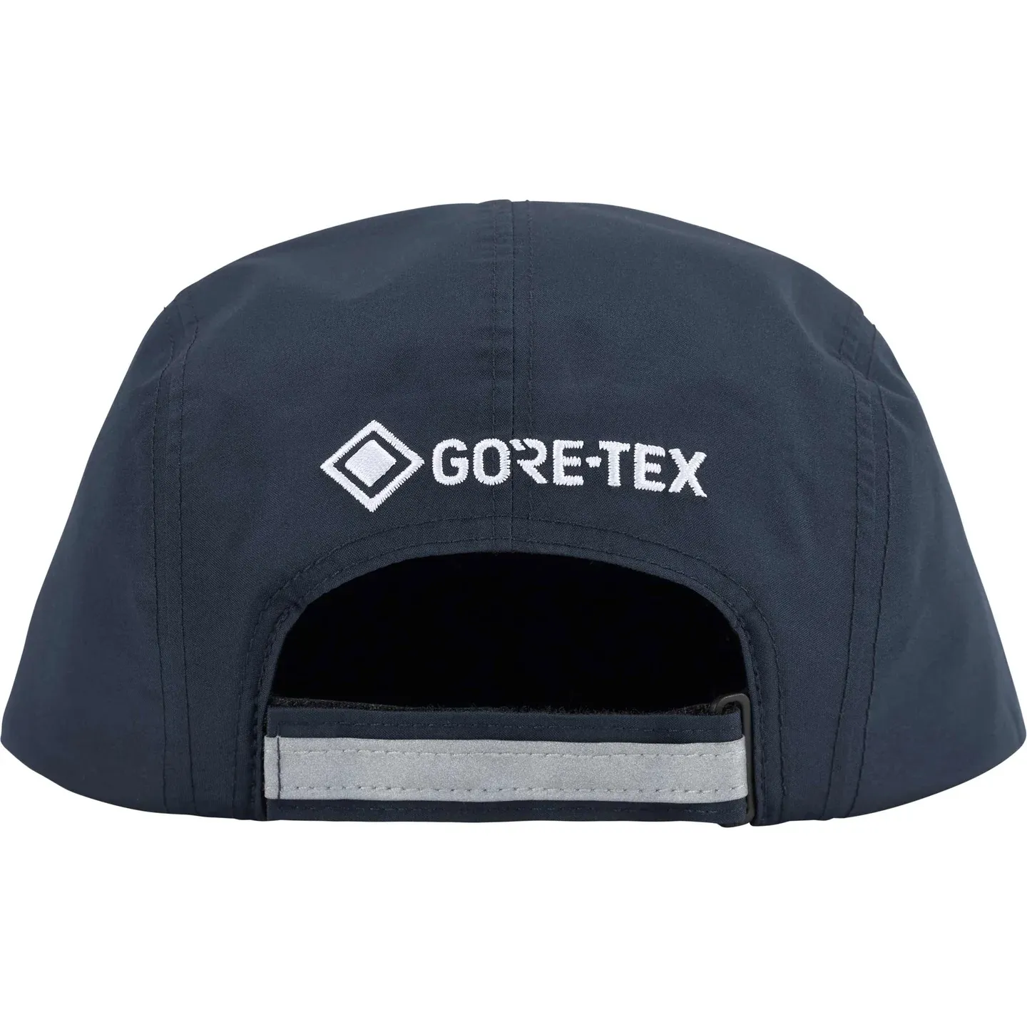 🅿️140 N038 Sup Gore-Tex Camp Cap 6M Reflective Strip Waterproof Baseball Cap Black Royal Blue