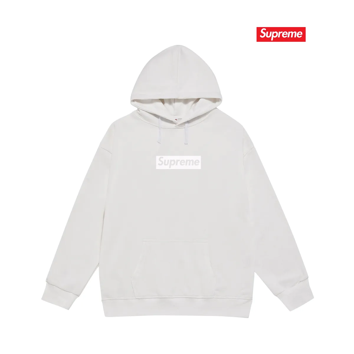 Style No. S2229 #terry P160💰 Velvet P170💰 Sup 76SS Tonal Box Logo Tee Same color Bogo hooded sweatshirt Made of 400g large terry 430g silver fox velvet (drop shoulder large version) fabric, soft texture and no pilling Imported environmentally friendly printing glue The pattern is bright and three-dimensional Quality 💥Same style for men and women The upper body is trendy Color: black white Gray Size: S M L XL XXL