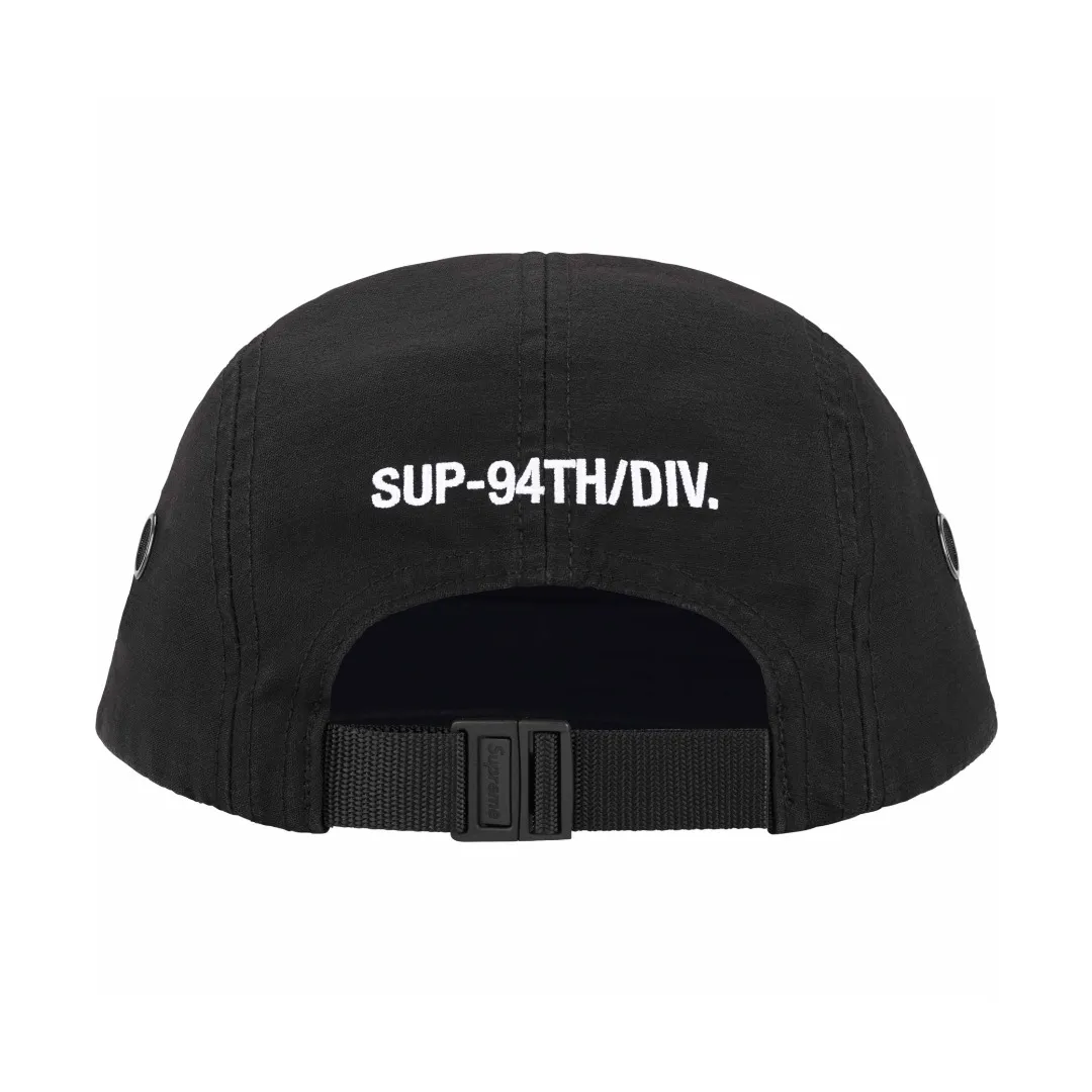 S396💰p136 Supreme 24ss MILITARY CAMP CAP peaked cap color: black green red camouflage green camouflage