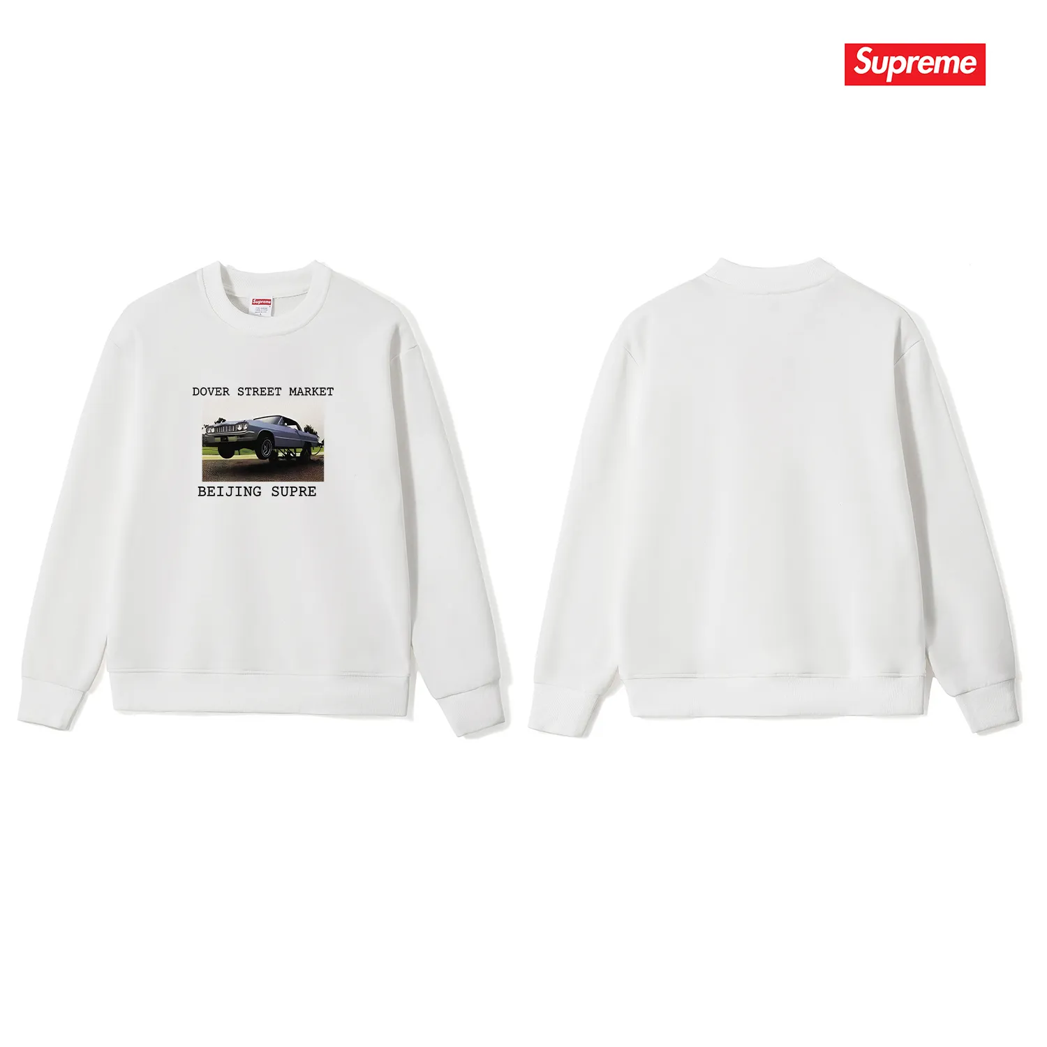 Style No. S1185 #terry p150💰 plus fleece 160💰 Sup New trendy brand Fifth Street PUCCI printed round neck sweatshirt Made of 400g large terry (drop shoulder large version) fabric, soft texture and no pilling Imported environmentally friendly printing glue The pattern is bright and three-dimensional Quality 💥 Unisex style The upper body is trendy Color: black white gray Size: S M L XL XXL
