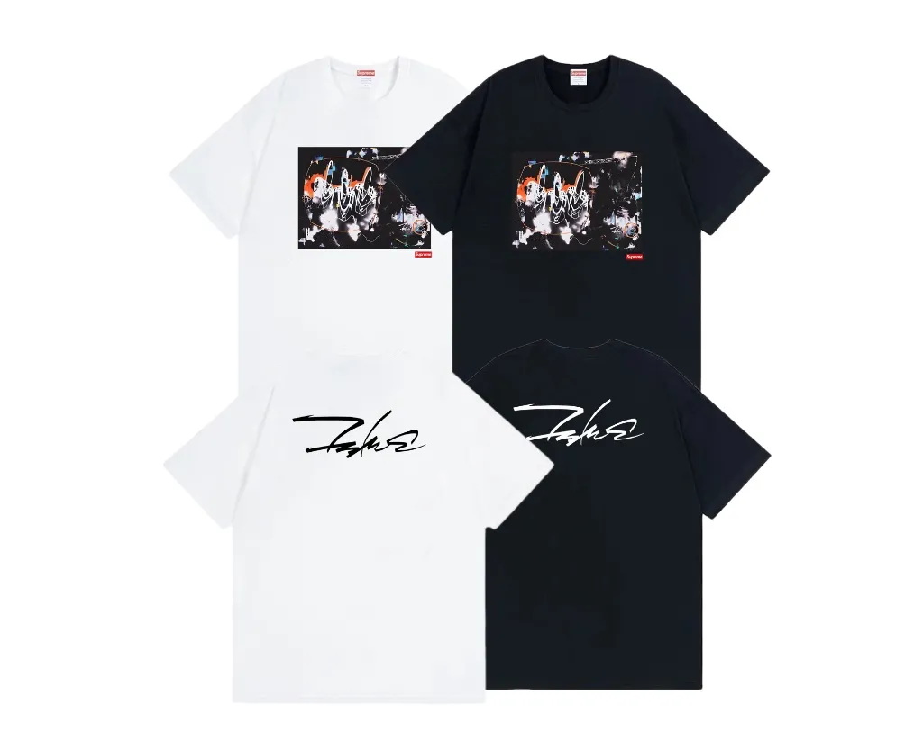 #S116 p110💰 Supreme SS22 Week15 Supreme/Futura2000 Tee New York graffiti master art chest print Loose version Made of 260g combed cotton double yarn From fabrics to accessories, all three standards are complete and follow ZP Imported Matsui Company slurry printing will never crack The whole piece adopts three-needle five-thread technology The neckline-shoulder seam-sleeve seam is double-lined, looking more three-dimensional and textured) The same process as the authentic original, classic version Feel free to compare zp. The whole piece adopts three-needle five-thread craftsmanship. The neckline-shoulder seam-sleeve seam is double-threaded, which looks more three-dimensional and textured.) It has the same craftsmanship as the original original, classic version. Color: White Black Size: S M L XL XXL