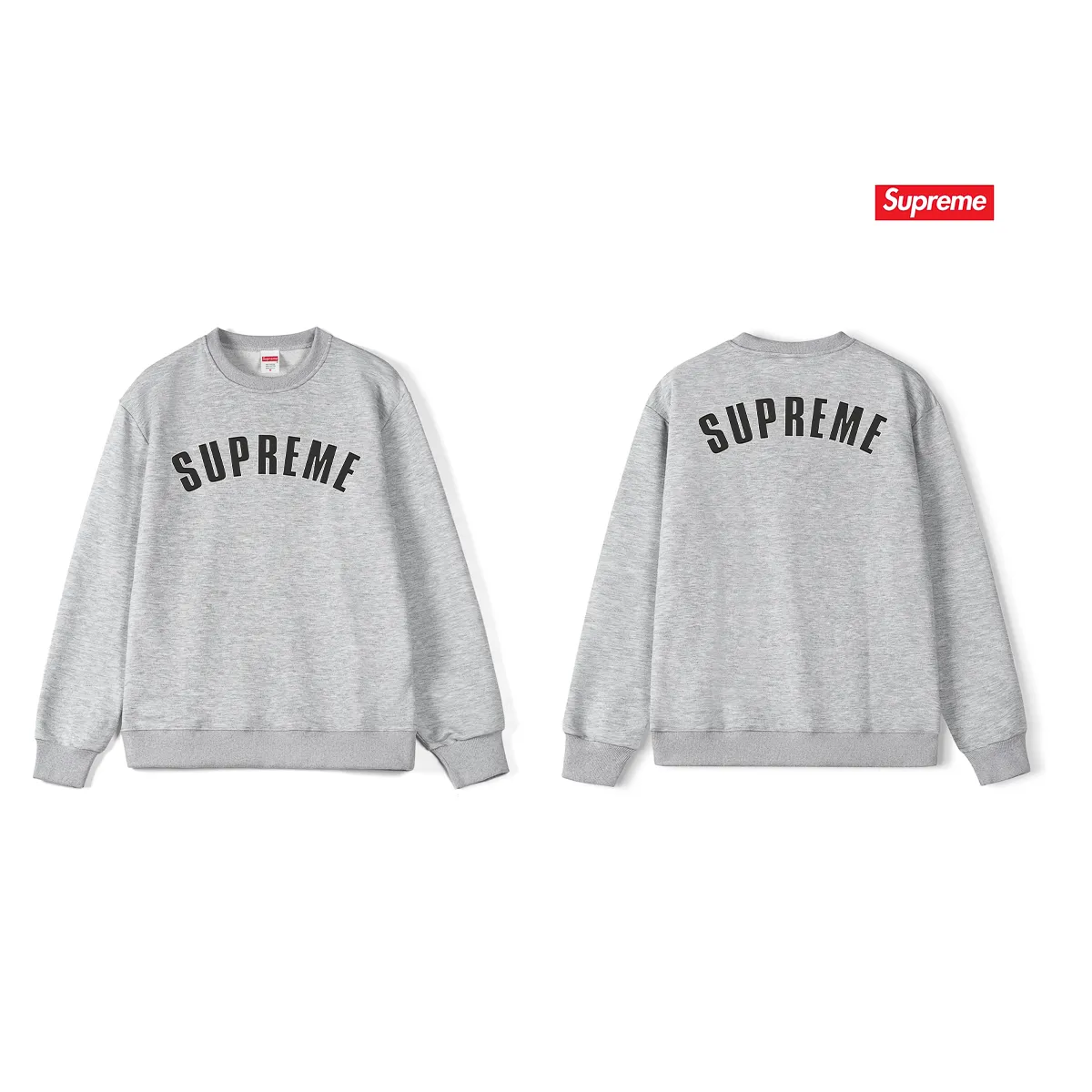 Style No. S1168 #terry p150💰 Plus velvet 160💰 Sup burst crackle letters LOGO round neck sweatshirt Made of 400 grams of large terry (drop shoulder large version) fabric, soft texture and no pilling Imported environmentally friendly printing glue The pattern is bright and three-dimensional Quality 💥Same style for men and women The upper body is trendy Color: black white gray Size: S M L XL XXL
