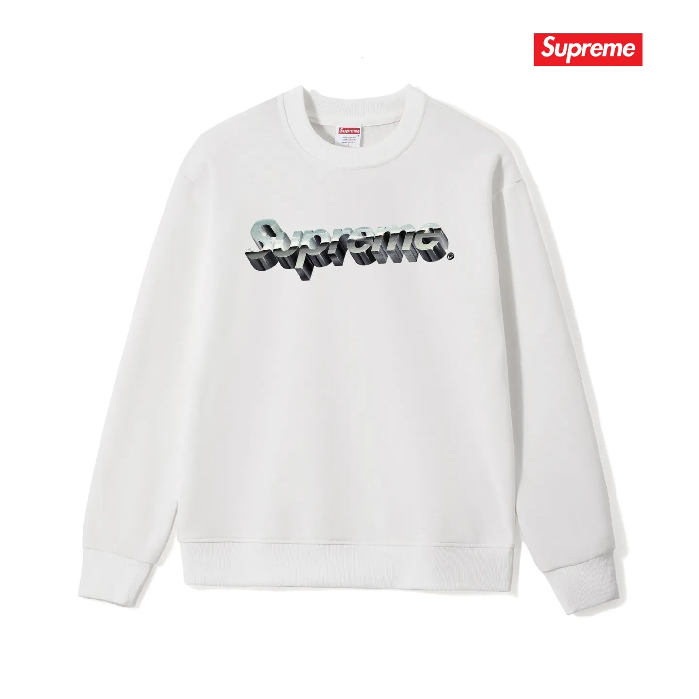 Style No. S1192 #terryp150💰 Velvet 160💰 SUP cotton three-dimensional printed logo round-neck sweatshirt Made of 400g large terry (drop shoulder large version) fabric, soft texture and no pilling Imported environmentally friendly printing glue The pattern is bright and three-dimensional Quality 💥Same style for men and women The upper body is trendy Color: black white gray Size: S M L XL XXL