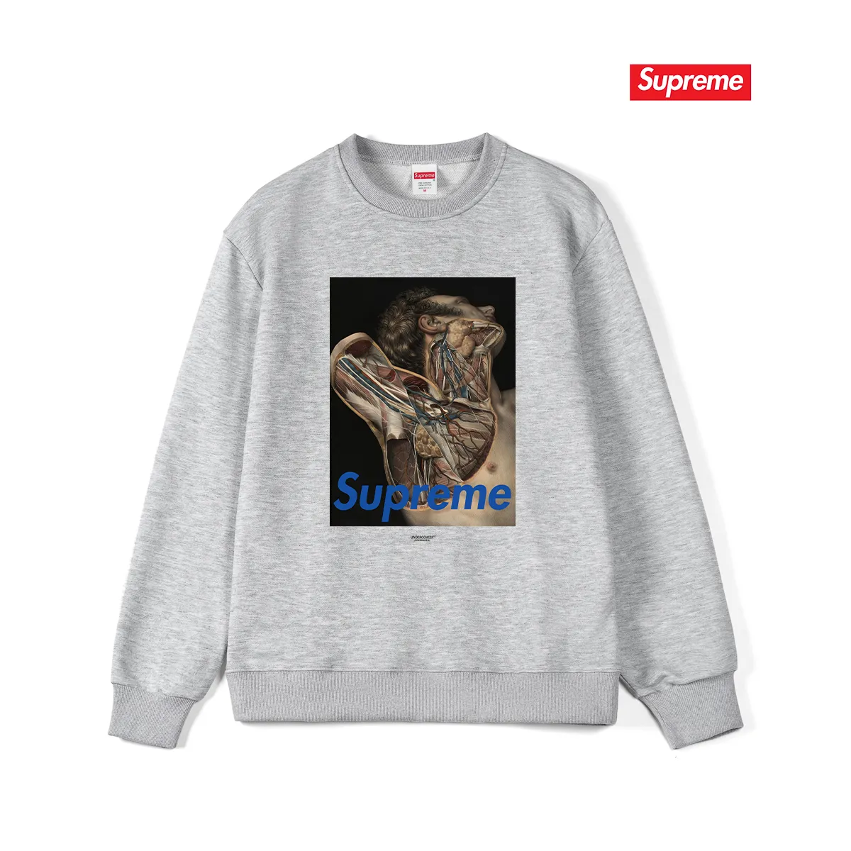 Style No. S1178 #terry p150💰 Plus velvet 160💰 Supreme Undercover Public Enemy co-branded anatomy People's Enemy bullseye round neck sweatshirt Made of 400 grams of large terry (drop shoulder large version) fabric, soft texture and no pilling Imported environmentally friendly printing glue The pattern is bright and three-dimensional Quality 💥Same style for men and women The upper body is trendy Color: black white gray Size: S M L XL XXL