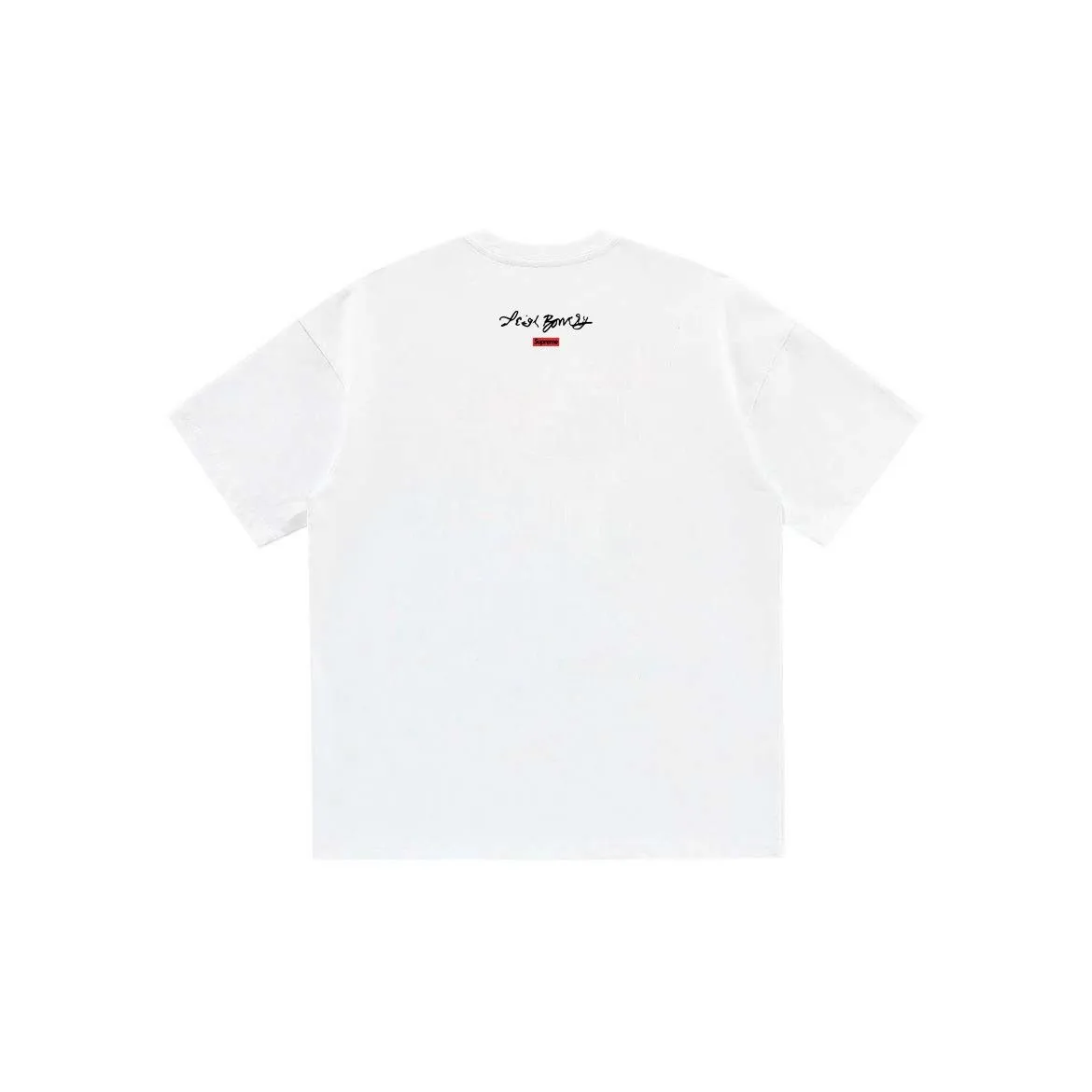 #S128 p110💰 Supreme weird artist co-branded clown hugging kitten. Loose fit. Made of 260g combed cotton double yarn. From fabric to accessories, all three standards are complete and follow ZP. The slurry printing imported from Matsui Company will never crack. The whole piece is made of three-needle five-thread technology. The neckline-shoulder seam-sleeve seam is double-lined, which looks more three-dimensional and textured.) It has the same craftsmanship as the original version, and has a classic version. Feel free to compare zp. The whole piece adopts three-needle five-thread craftsmanship. The neckline-shoulder seam-sleeve seam is double-threaded, which looks more three-dimensional and textured.) It has the same craftsmanship as the original original, classic version. Color: White Black Size: S M L XL XXL