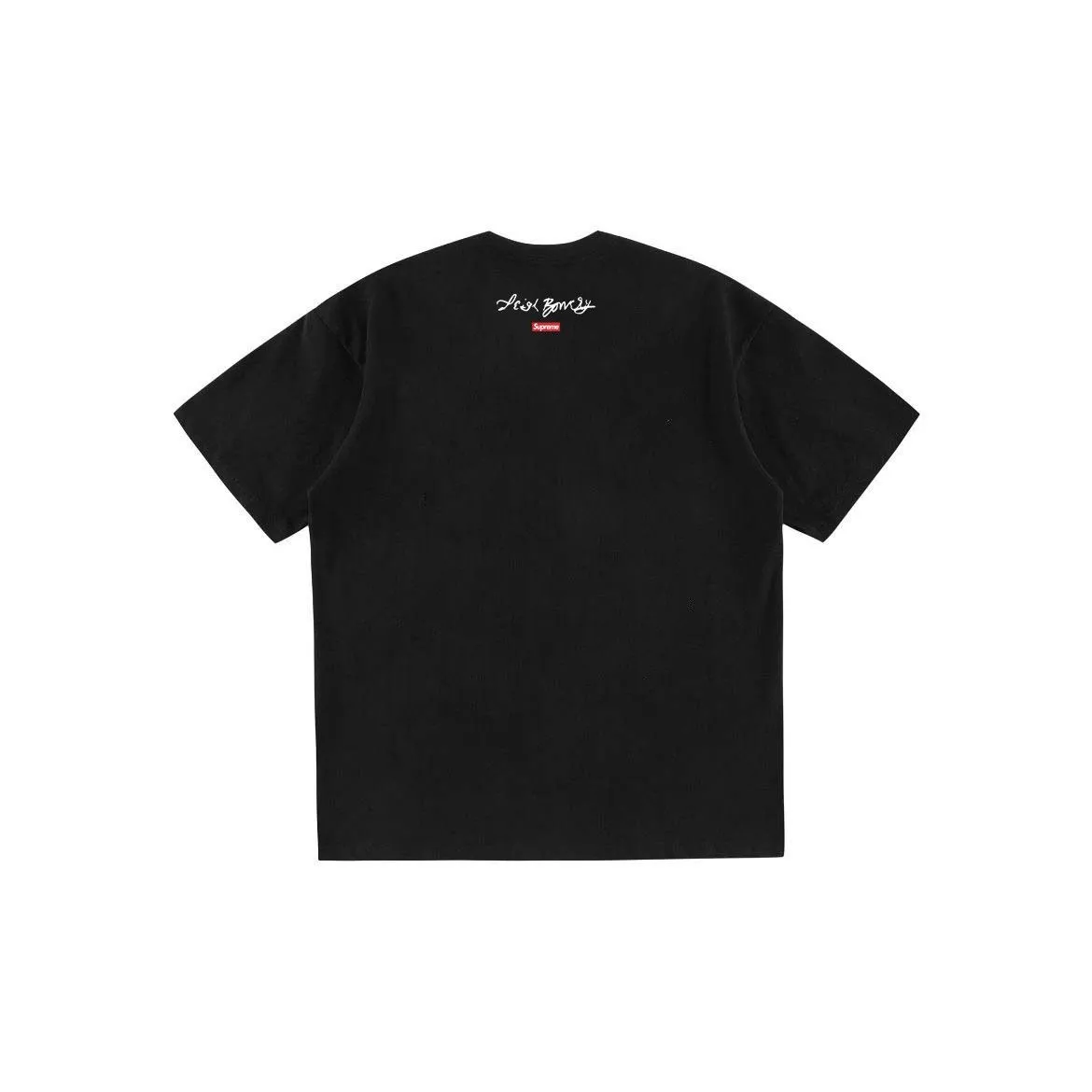 #S128 p110💰 Supreme weird artist co-branded clown hugging kitten. Loose fit. Made of 260g combed cotton double yarn. From fabric to accessories, all three standards are complete and follow ZP. The slurry printing imported from Matsui Company will never crack. The whole piece is made of three-needle five-thread technology. The neckline-shoulder seam-sleeve seam is double-lined, which looks more three-dimensional and textured.) It has the same craftsmanship as the original version, and has a classic version. Feel free to compare zp. The whole piece adopts three-needle five-thread craftsmanship. The neckline-shoulder seam-sleeve seam is double-threaded, which looks more three-dimensional and textured.) It has the same craftsmanship as the original original, classic version. Color: White Black Size: S M L XL XXL