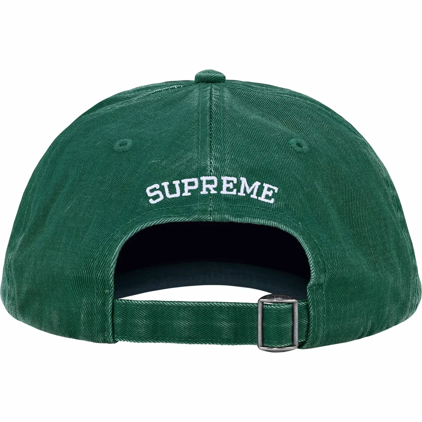 🅿️126 N051 Sup 50SS Pigment Coated S Logo 6-Panel Big S embroidered washed distressed peaked baseball cap black off-white green blue red