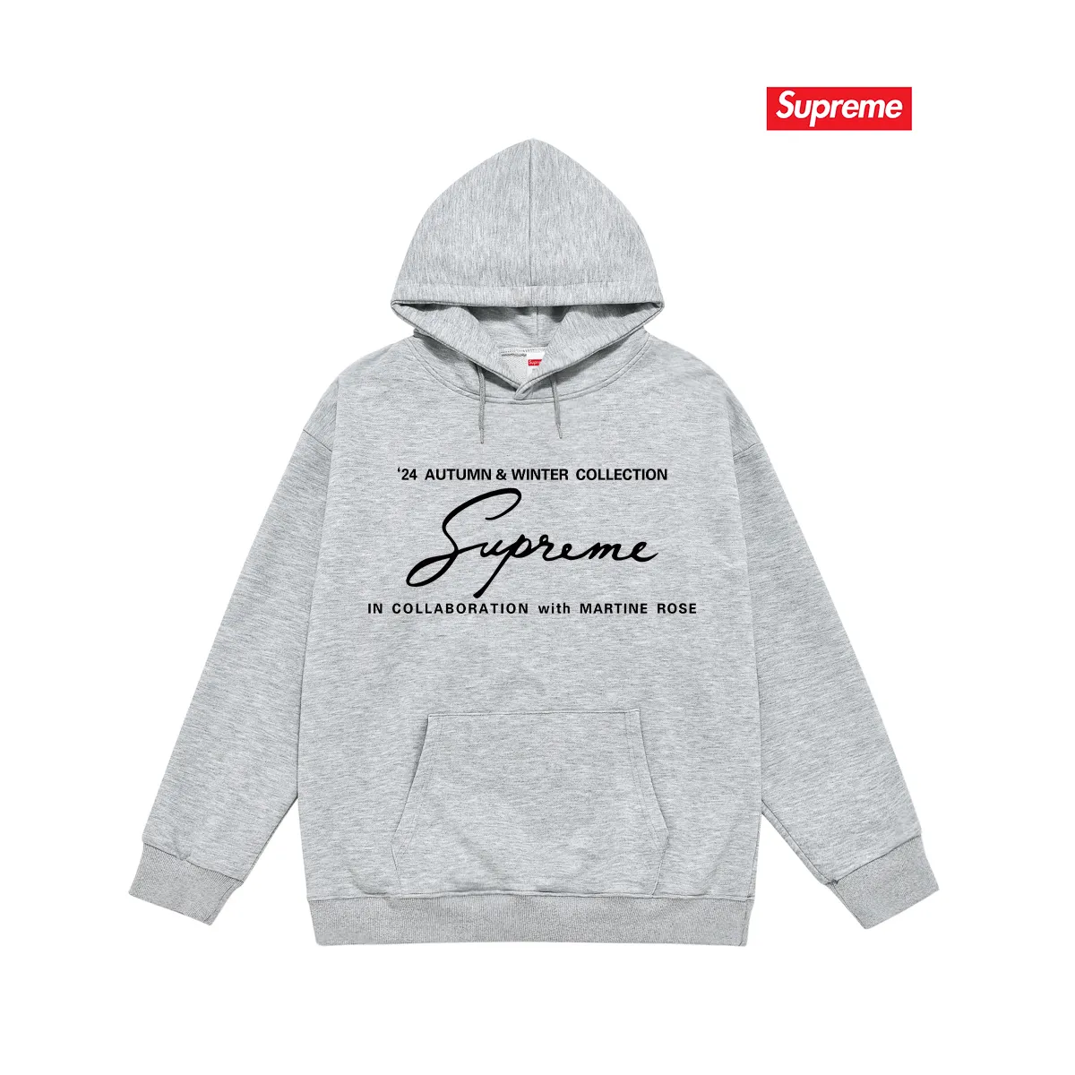 Style No. S2208 #terry P160💰 Velvet P170💰 New Sup letter print hooded sweatshirt Made of 400g large terry 430g silver fox velvet (drop shoulder large version) fabric, soft texture and no pilling Imported environmentally friendly printing glue The pattern is bright and three-dimensional Quality 💥Same style for men and women The upper body is trendy Color: black white gray Size: S M L XL XXL