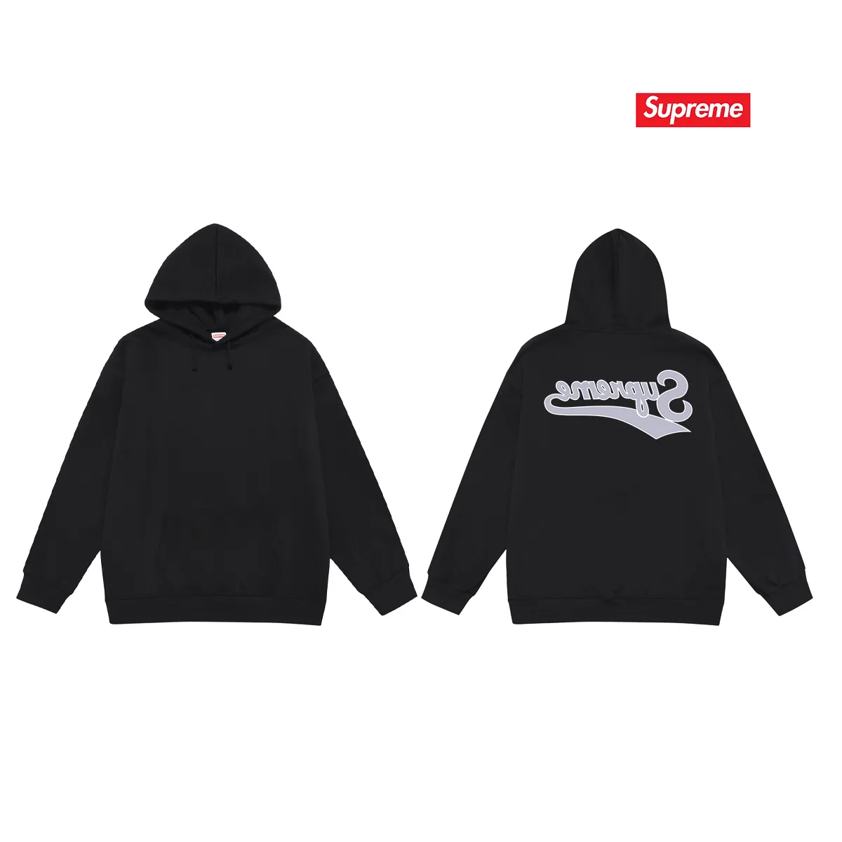 Style number S2118 #terry P160💰 Velvet P170💰 Supreme SS24 SS24 Summer T-shirt series WEEK19 BACKWARDS TEE Artistic font Logo hooded sweatshirt Made of 400g large terry 430g silver fox velvet (off-shoulder large version) fabric, soft texture and no pilling, imported environmentally friendly printing glue, bright three-dimensional pattern, quality 💥Same style for men and women The upper body is fashionable Color: black white gray Size: S M L XL XXL