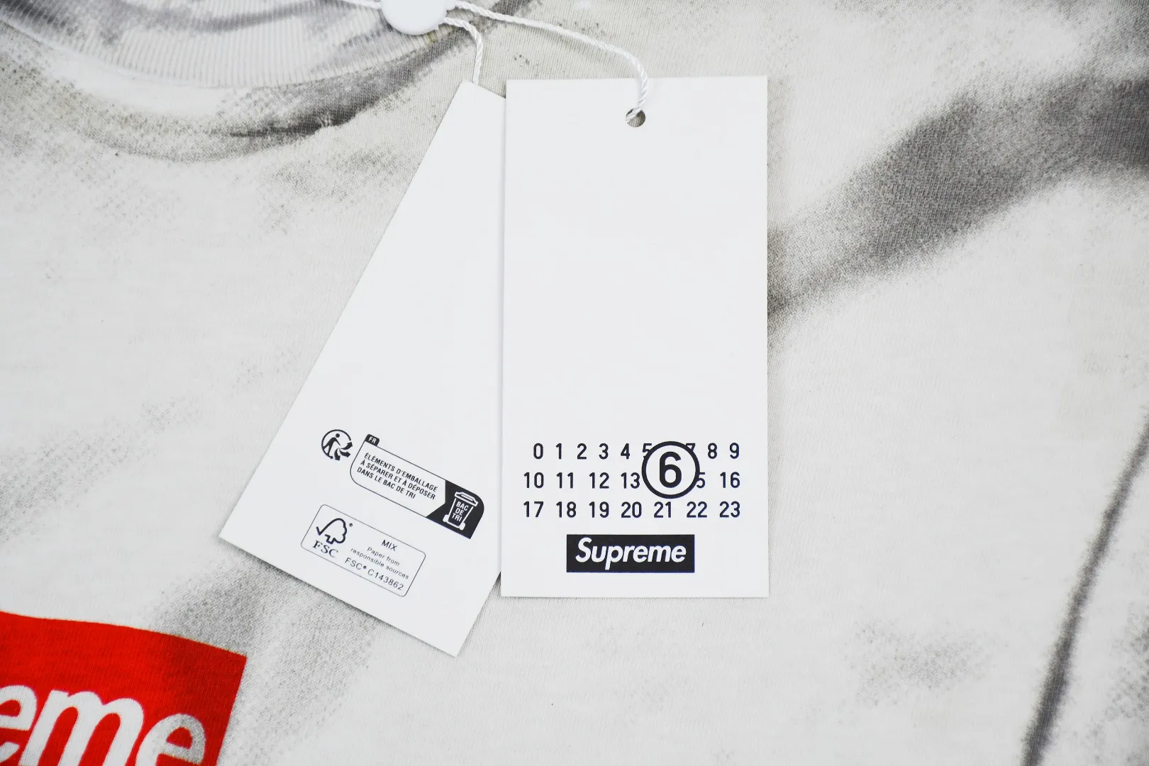S358💰p230 Top version Supreme 24ss Customized full set of co-branded accessories Collar label/washable watch/elevator Size: S-XL