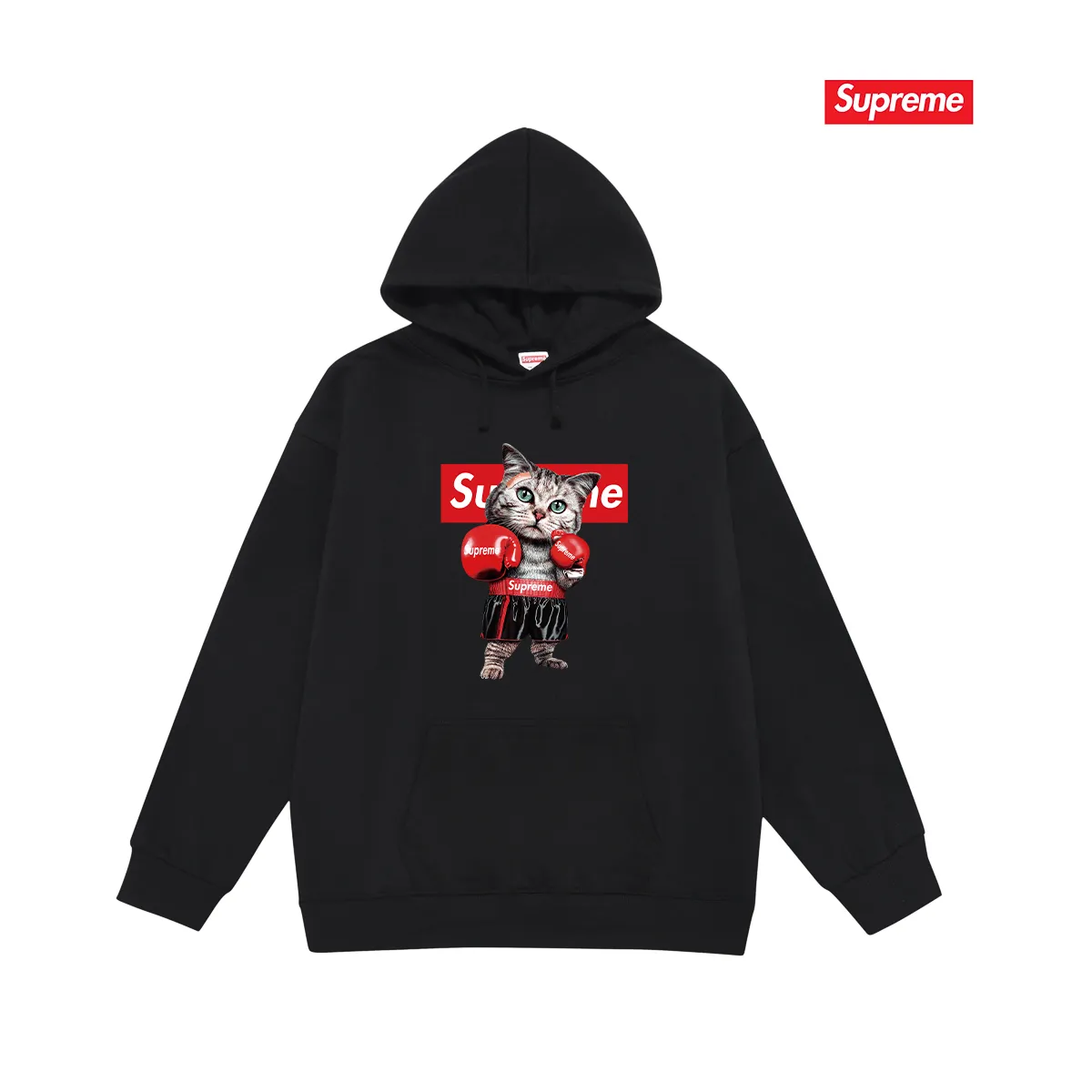 Style No. S2219 #terry P160💰 Velvet P170💰 Supreme FW19 Week 1 Mary J. Blige hooded sweatshirt Made of 400g large terry 430g silver fox velvet (off-shoulder large version) fabric, soft and non-pilling, imported environmentally friendly printing glue, bright and three-dimensional pattern, quality 💥Same style for men and women, the upper body is trendy Color: black white gray Size: S M L XL XXL