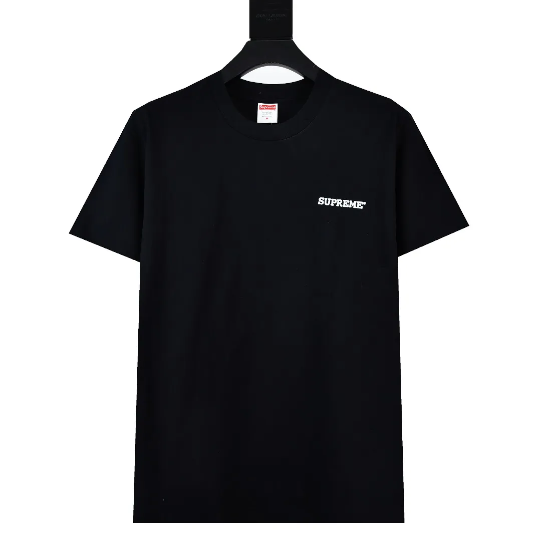🅿️130 S155 top version Supreme 24SS Patchwork Tee T-shirt with colorful logo letters printed on the back. Refuse to look at pictures to make products. Refuse to compare wrong versions. Use cylindrical seamless technology (original technology. There are no stitched bones on the side of the clothes. Key points of identification) The fabrics are all custom-woven and dyed, 280g weight, 100% cotton, cylindrical fabric. Cylindrical fabric is a knitted fabric woven with a cylinder loom. The needles are distributed in a cylindrical shape on the fuselage. The gray fabric is a large cylinder, which needs to be opened and shaped before it can be used further. There are no slits on the side of the clothes, so there is no washing label on the side of ordinary short-sleeves. There is only one collar label behind the neck. The printing uses thermosetting ink printing imported from Belgium (different from conventional thermal transfer printing), also known as plastic ink, or self-adhesive ink. Its ingredients are: mainly composed of polyvinyl chloride (PVC) and phthalates. PVC and phthalates, solid color The thermoset ink is composed of a mixture of agents, stabilizers, and thickeners. It is not the digital direct printing advertised on the market. The printing texture of thermoset ink cannot be achieved by digital direct printing. The collar label has a watermark anti-counterfeiting effect, a real anti-counterfeiting layer, a version with a high probability of passing the inspection, and a high probability of passing the original packaging picture. Size：S-XL